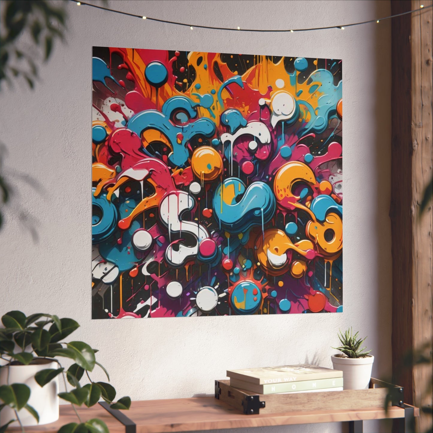 Street Abstract Glicée Poster various sizes.