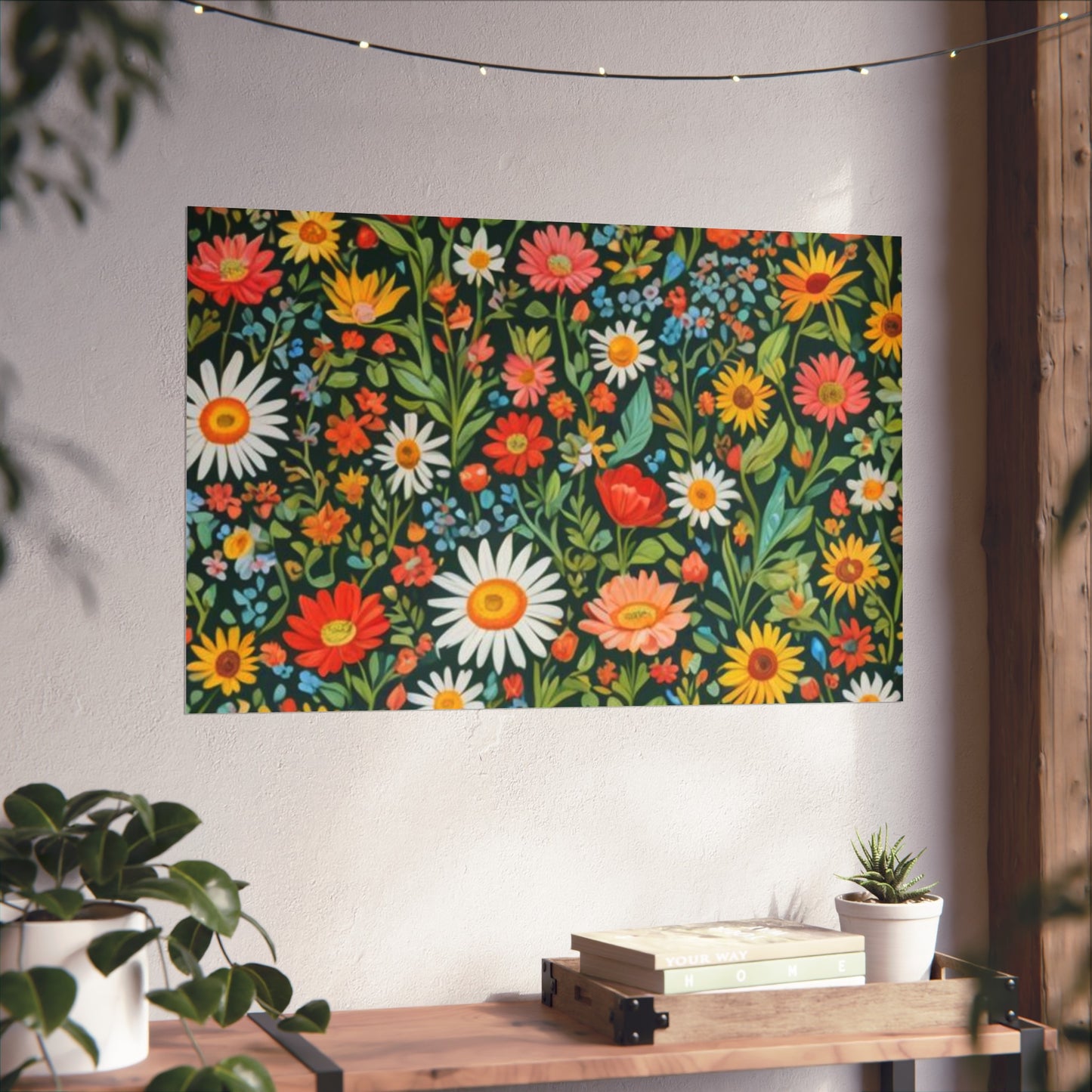 Funky Flowers Glicée Posters