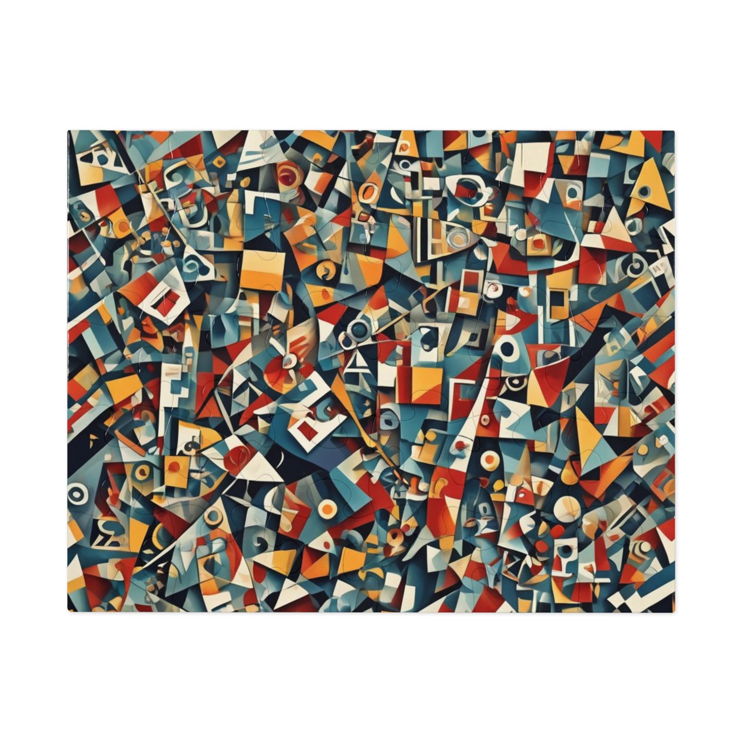 CUBISM Jigsaw Puzzle with Tin