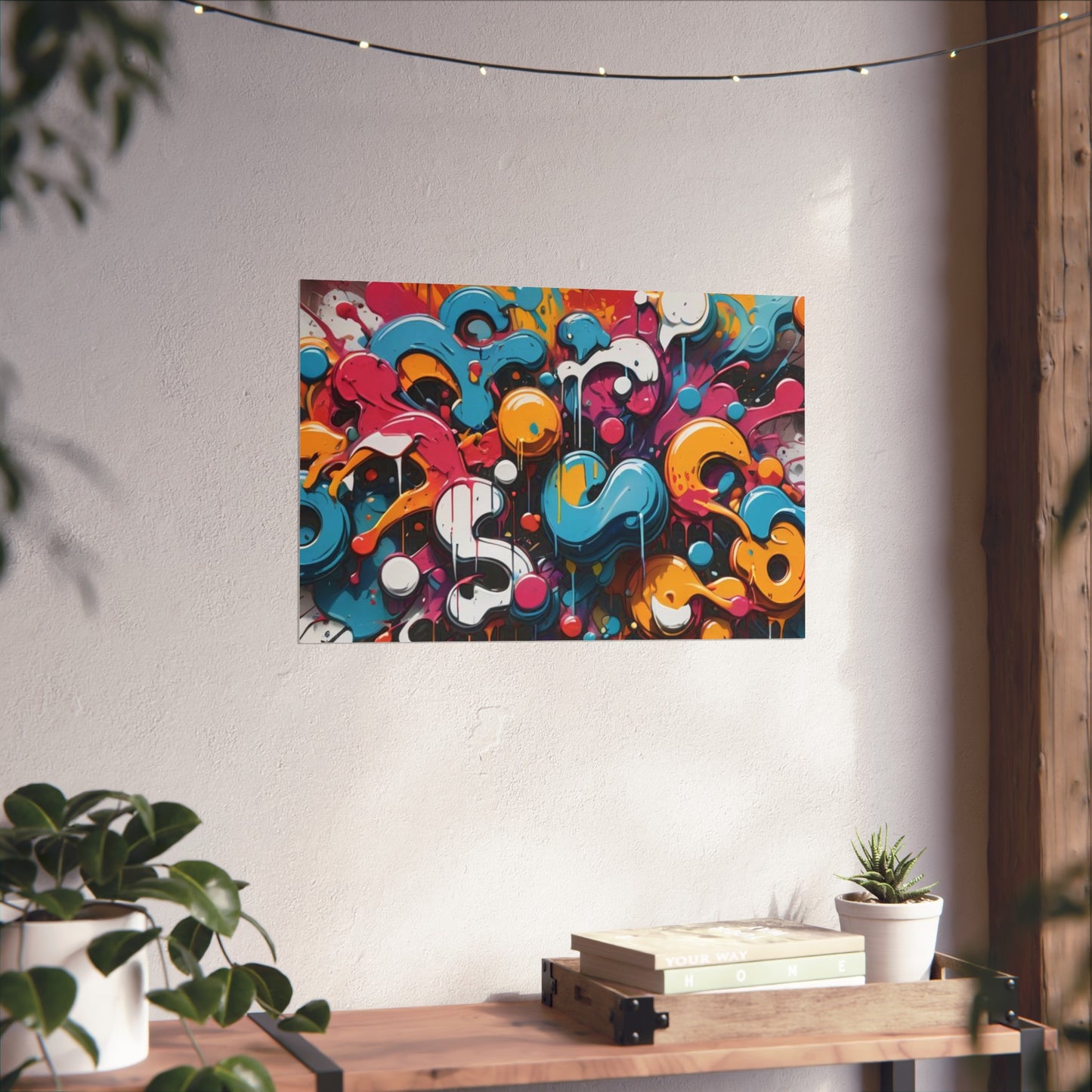 Street  Abstract Glicée Poster various sizes.