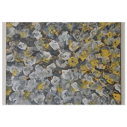YELLOW  30 - 2000 piece Abstract Puzzle with Tin.