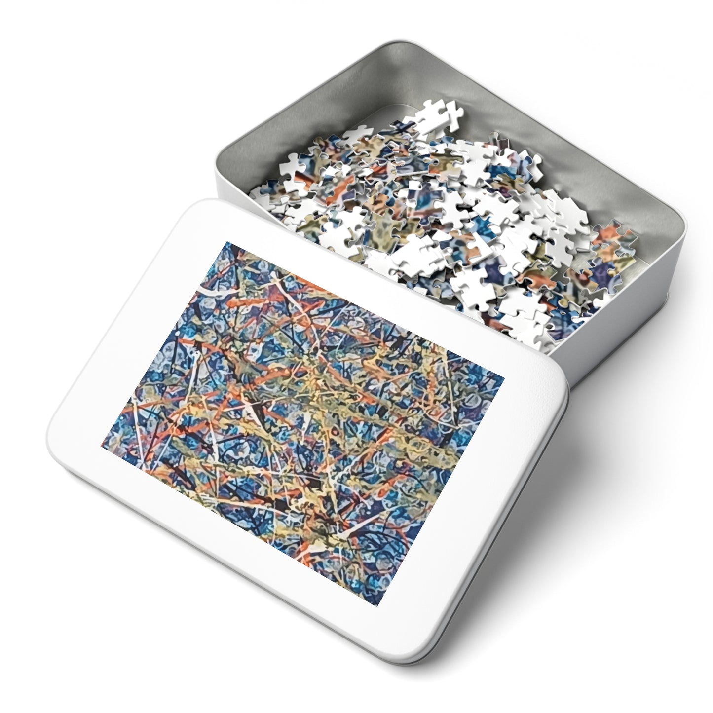 Blue Blitz Abstract Art Jigsaw Puzzle 30 - 2000 pieces