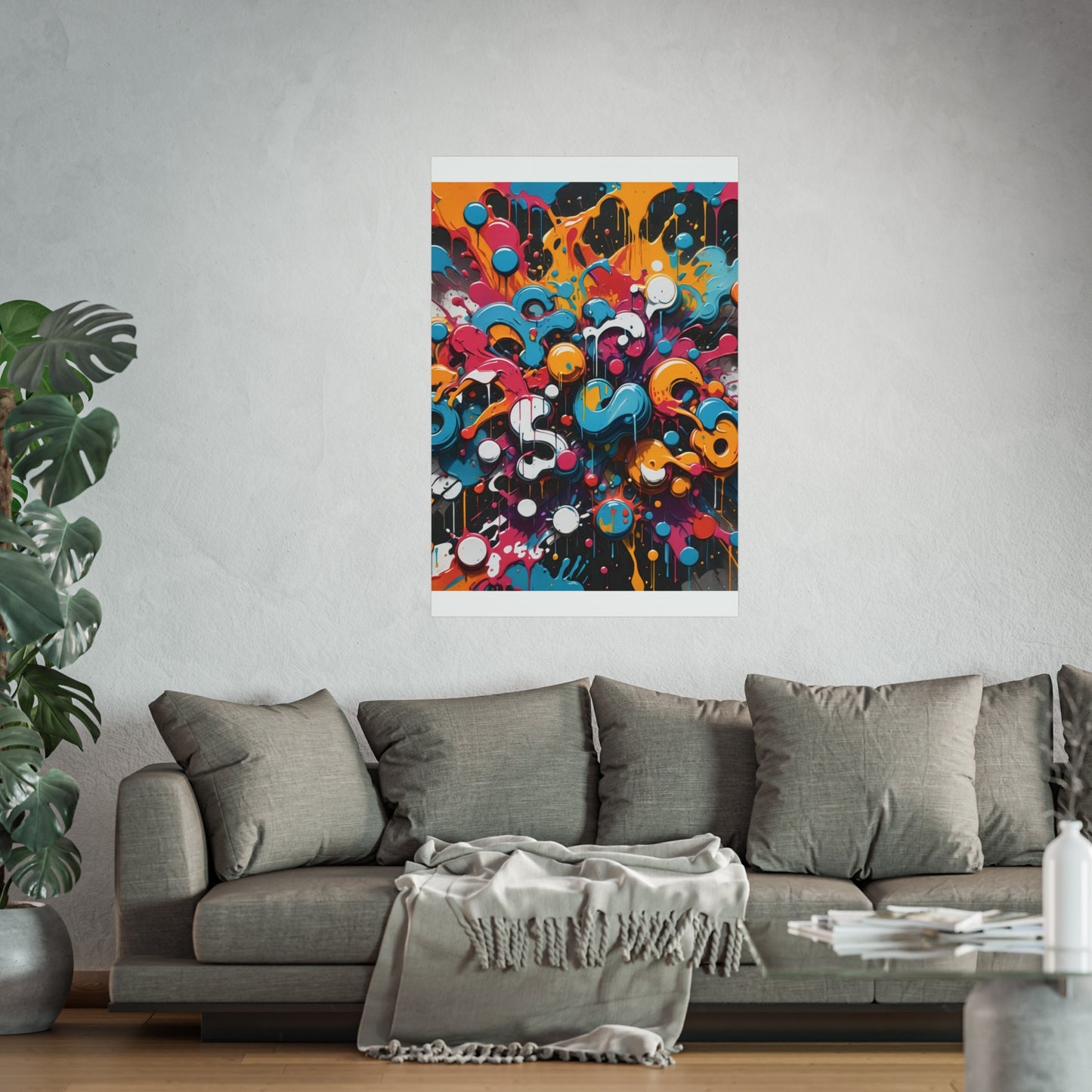 Street  Abstract Glicée Poster various sizes.