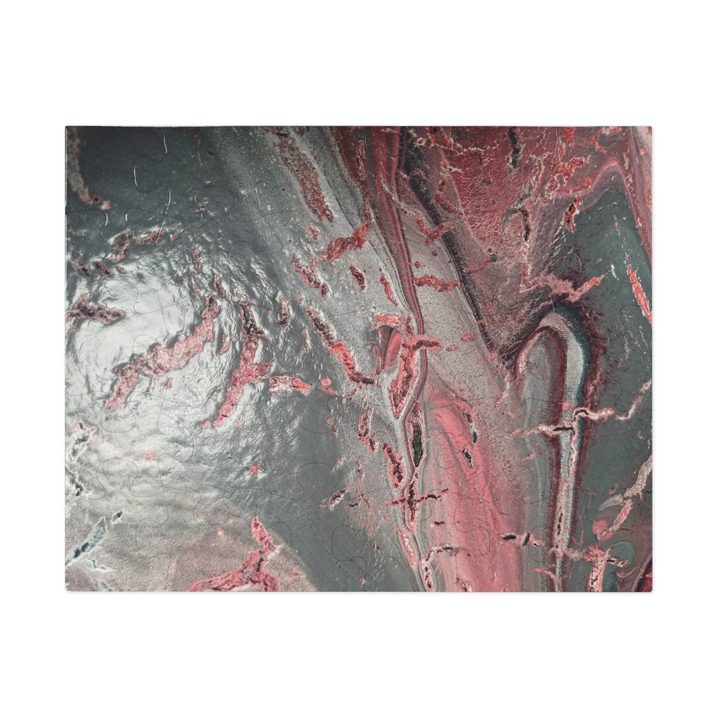 Elegant Grey & Pink Jigsaw Puzzle with Tin - Upto 2000 pieces