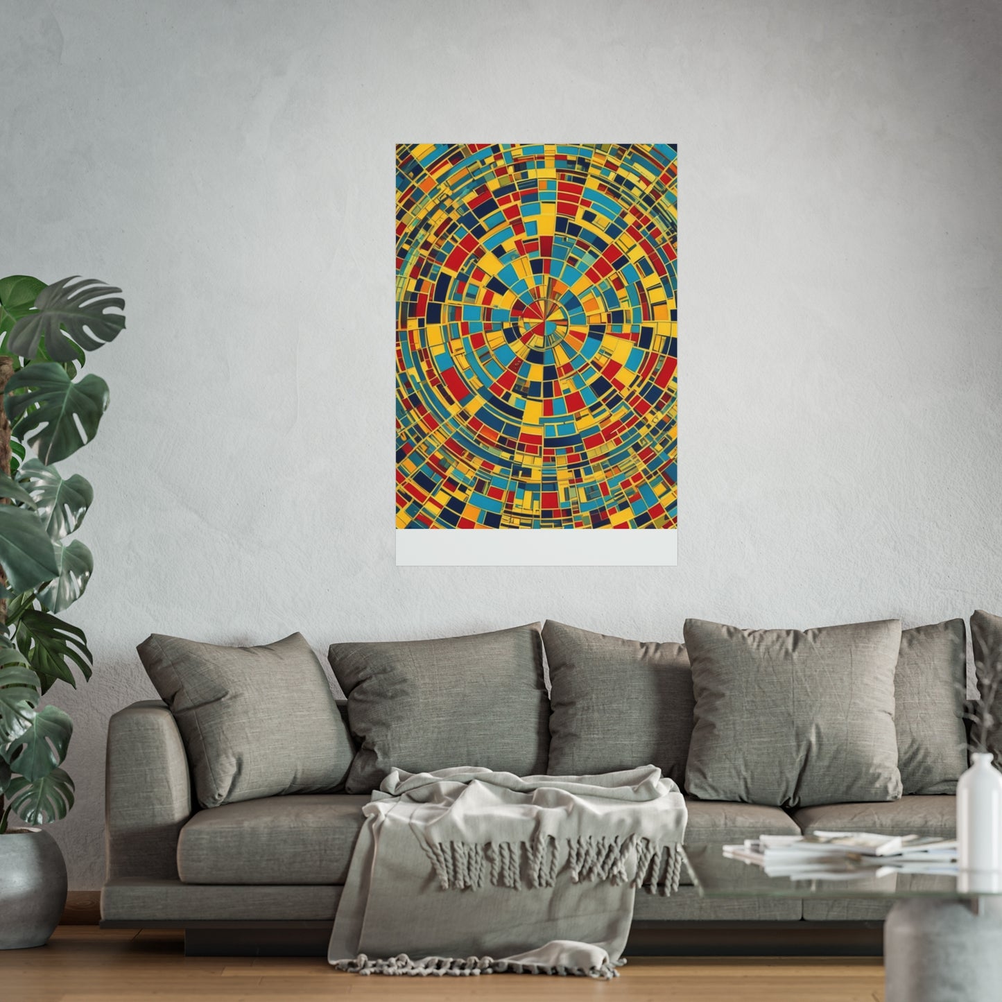 Colorful Abstract Giclée Postert various sizes.