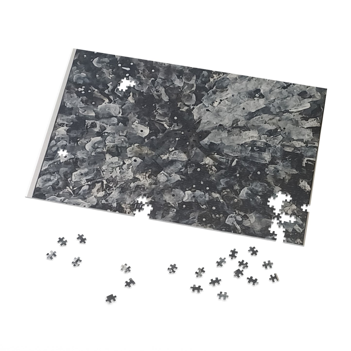 BLACK 6 variants upto 2000 piece Abstract Jigsaw Puzzle with Tin.