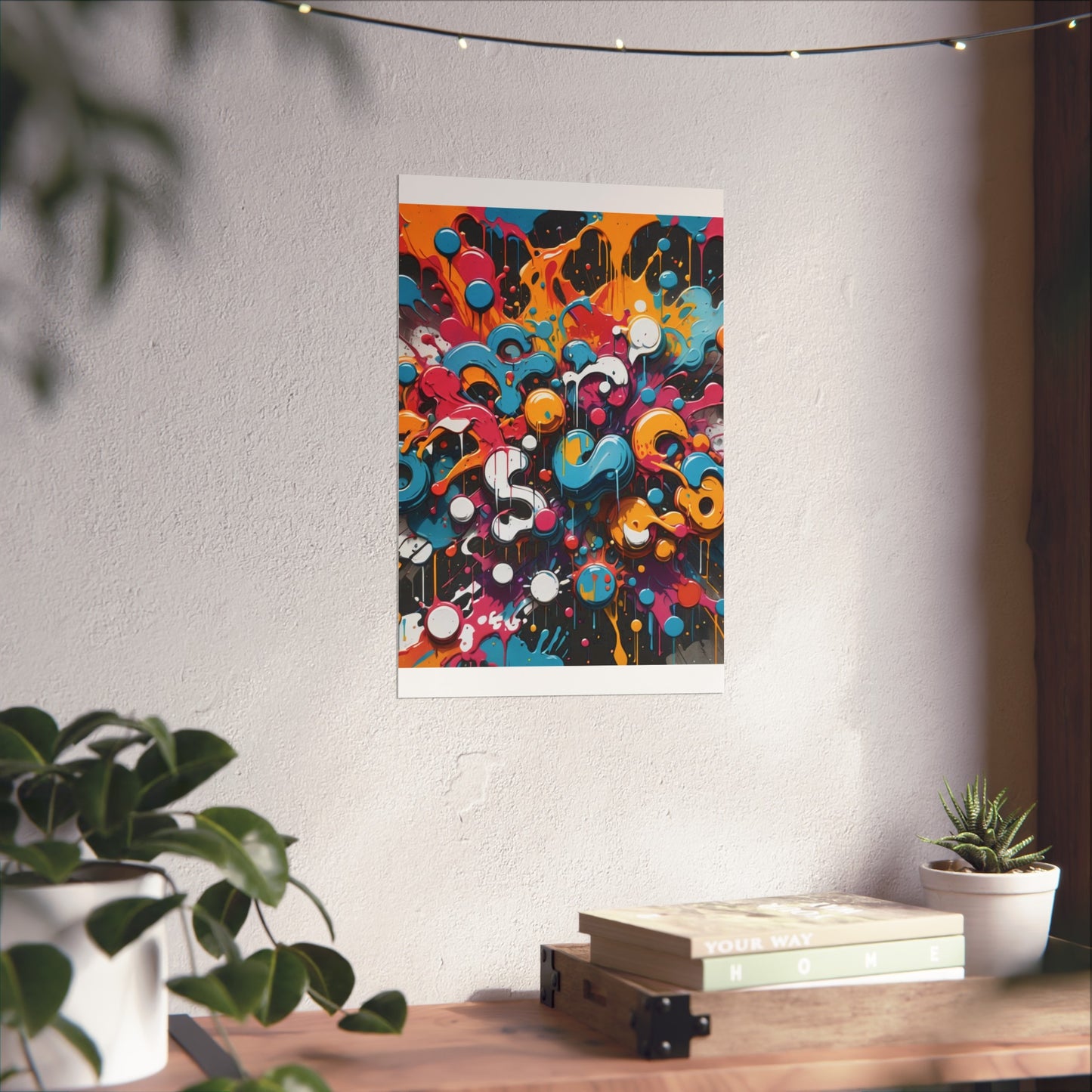 Street  Abstract Glicée Poster various sizes.