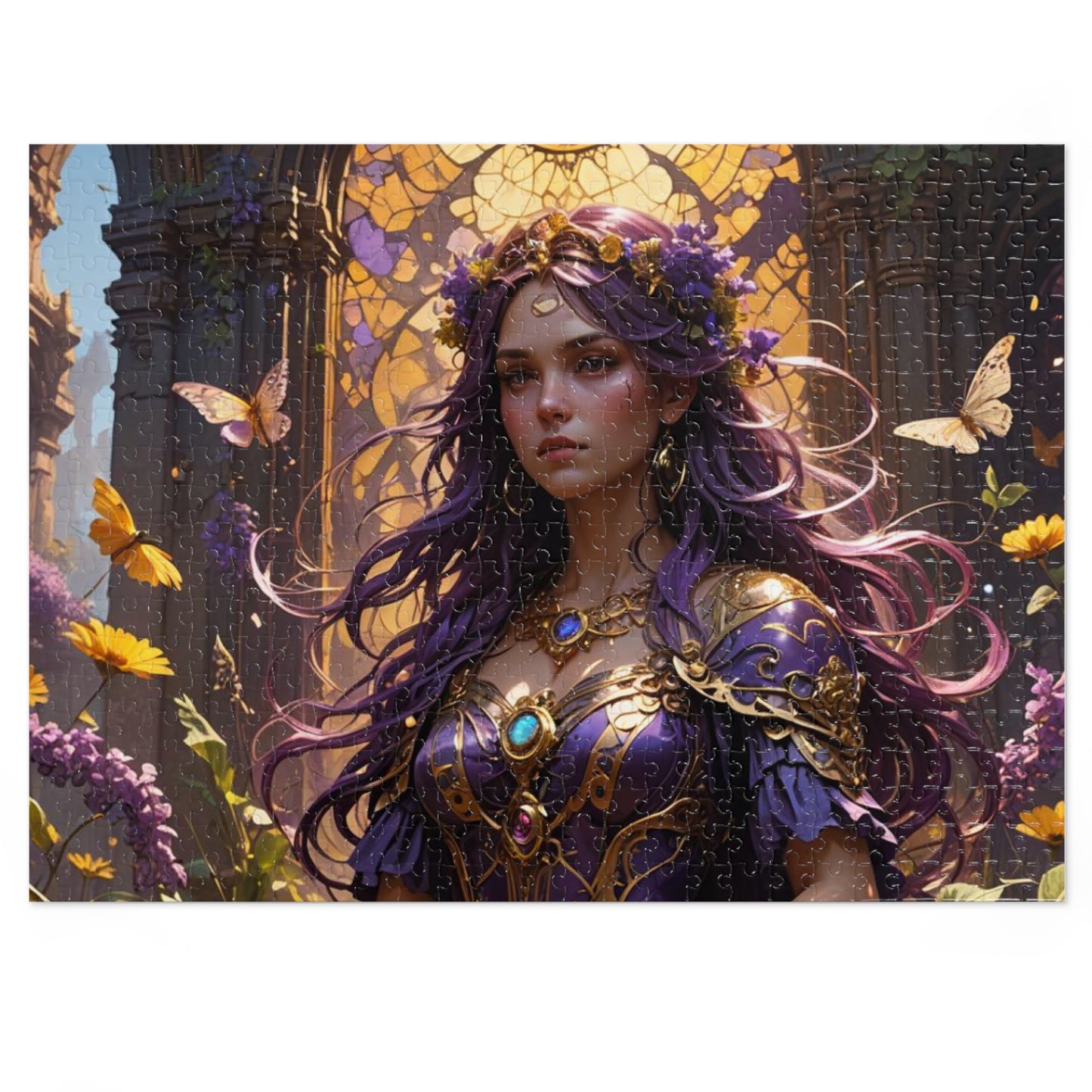 Enchanted Lady purple Puzzle