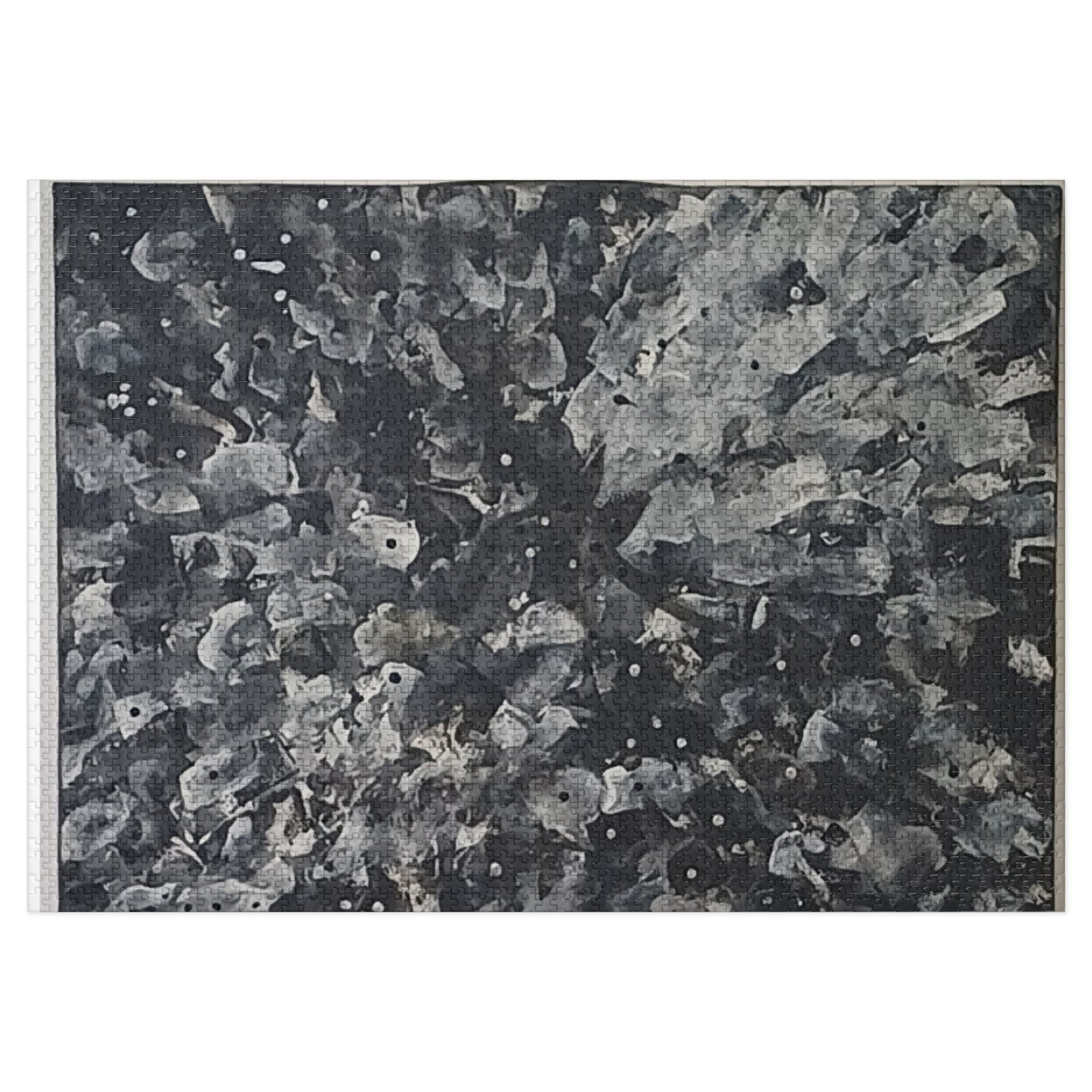 BLACK 6 variants upto 2000 piece Abstract Jigsaw Puzzle with Tin.