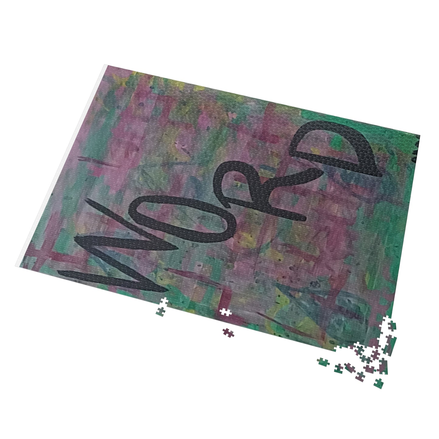 4 LETTER WORD 6 variants upto 2000 piece Abstract Art Jigsaw Puzzle with Tin.