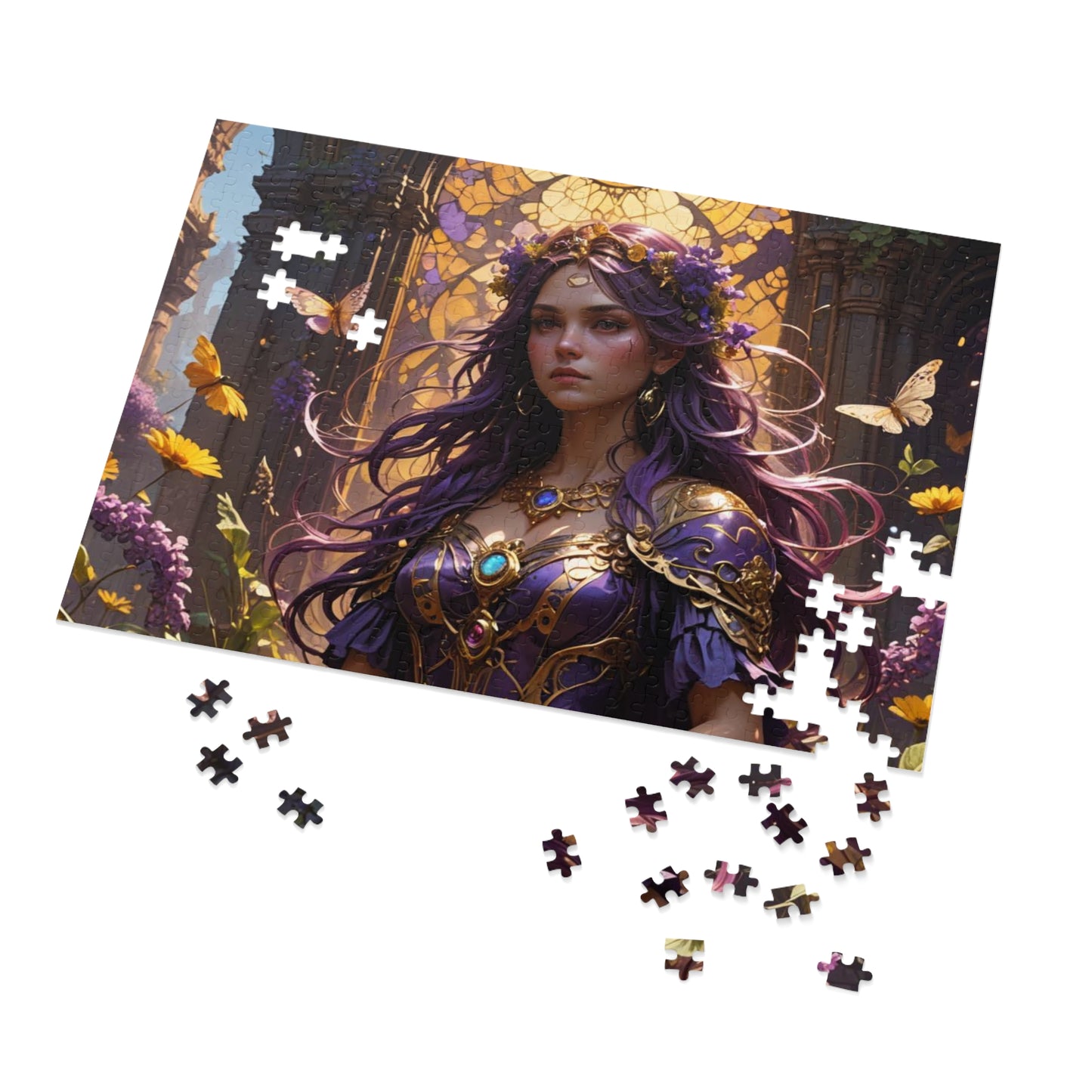 Enchanted Lady purple Puzzle