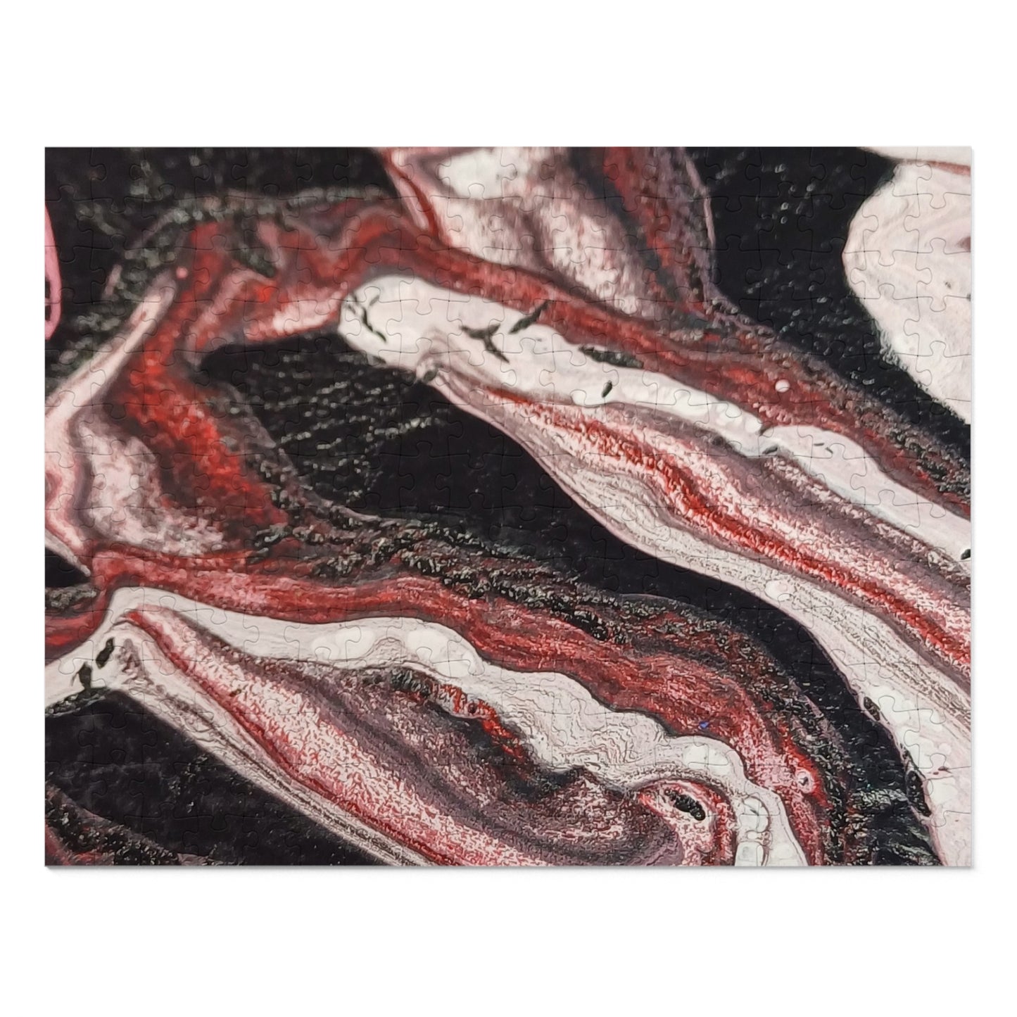 Abstract Waves Jigsaw Puzzle with Tin 6 variants upto 2000 pieces.