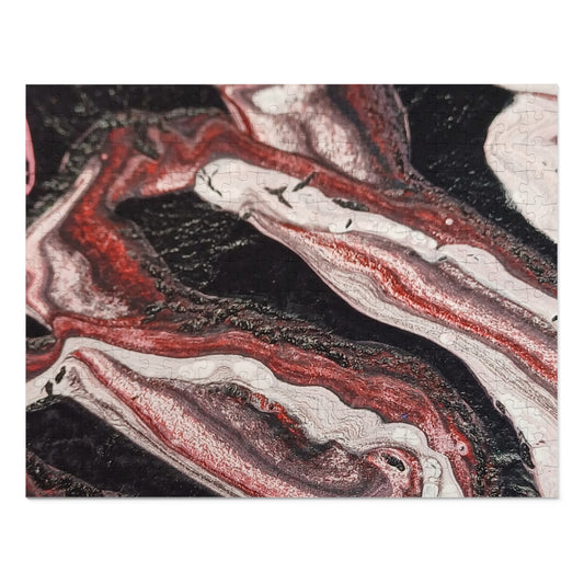 Abstract Waves Jigsaw Puzzle with Tin 6 variants upto 2000 pieces.