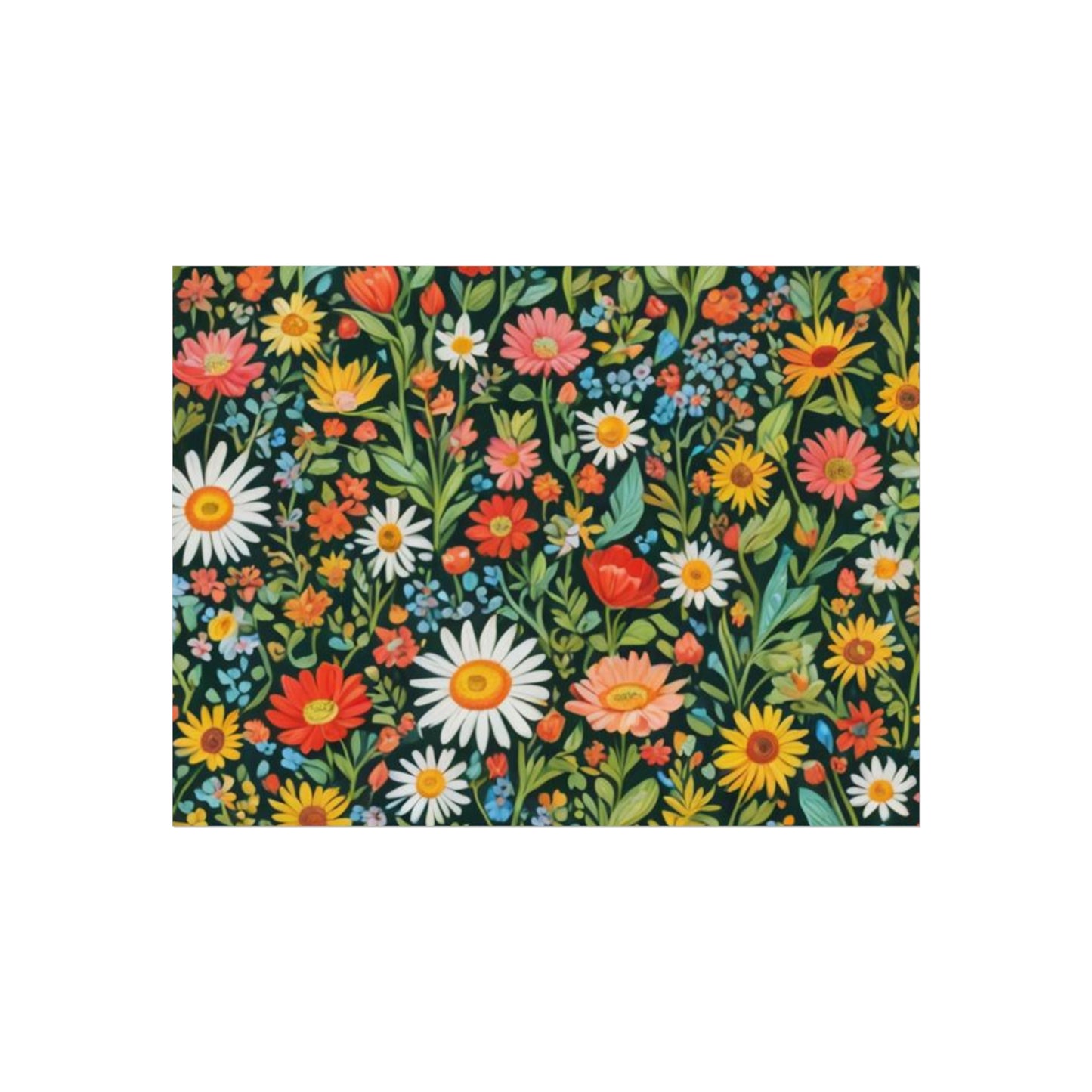 Funky Flowers Glicée Posters