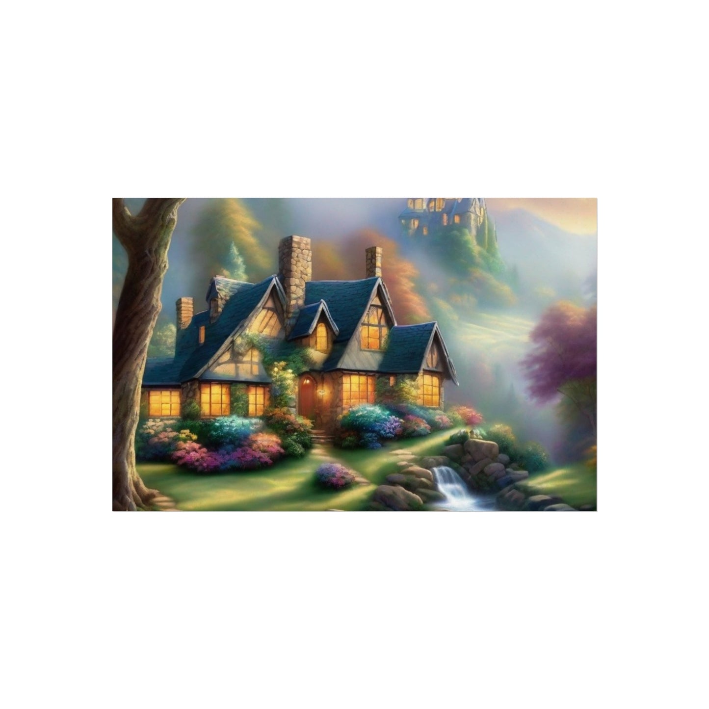 Cozy Cottage 1 Glicée Print.