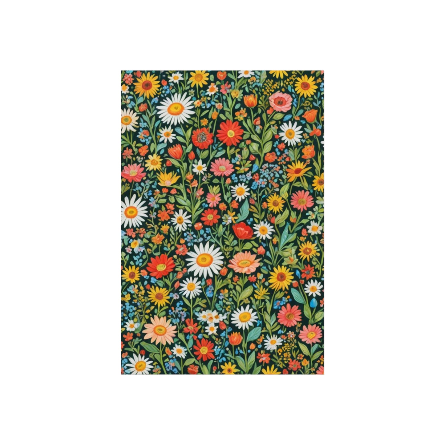 Funky Flowers Glicée Posters