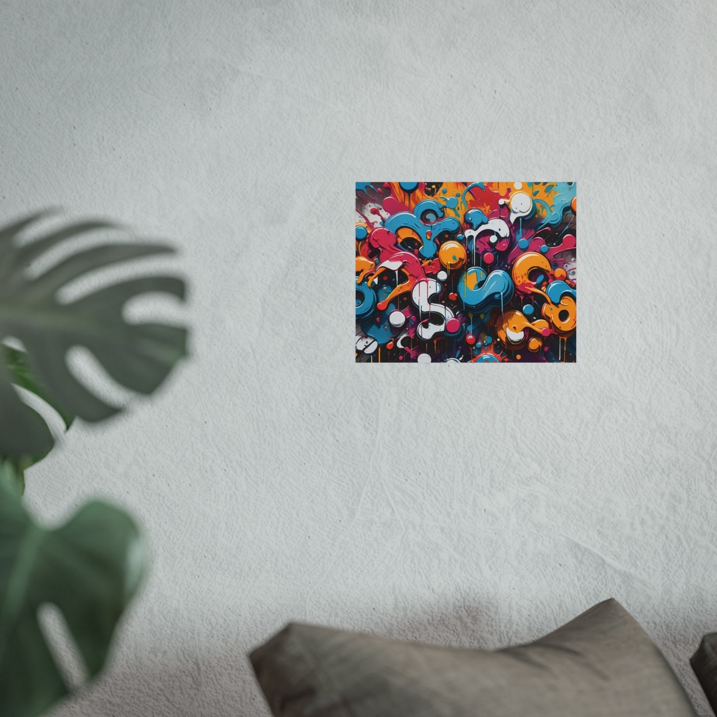 Street  Abstract Glicée Poster various sizes.