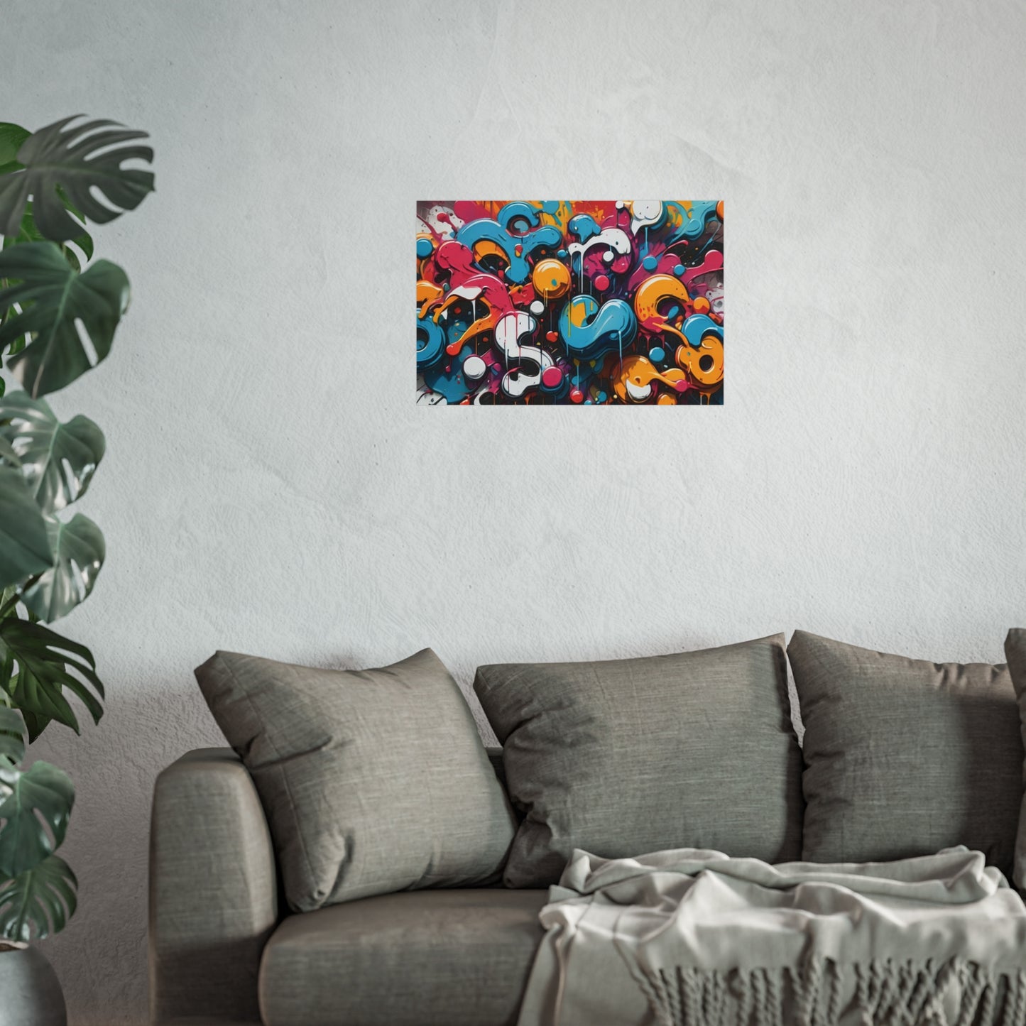 Street  Abstract Glicée Poster various sizes.