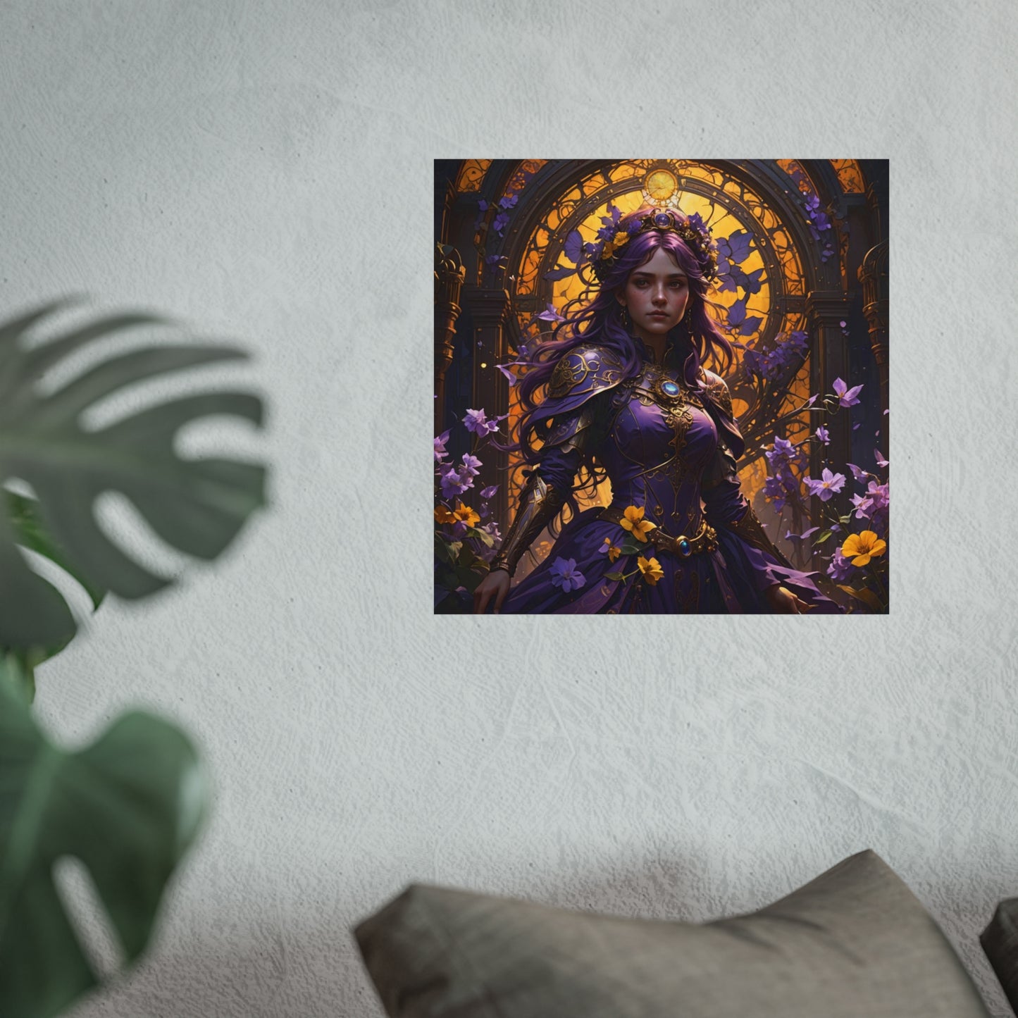 Enchanting Fine Art Poster, Purple Wall Decor, Gothic Home Art, Dreamy [...]