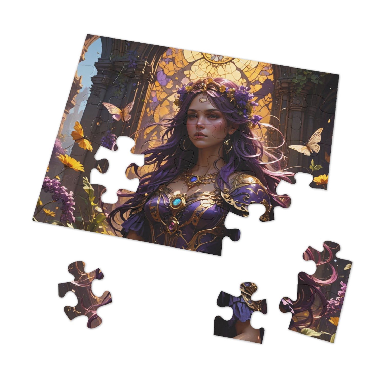 Enchanted Lady purple Puzzle