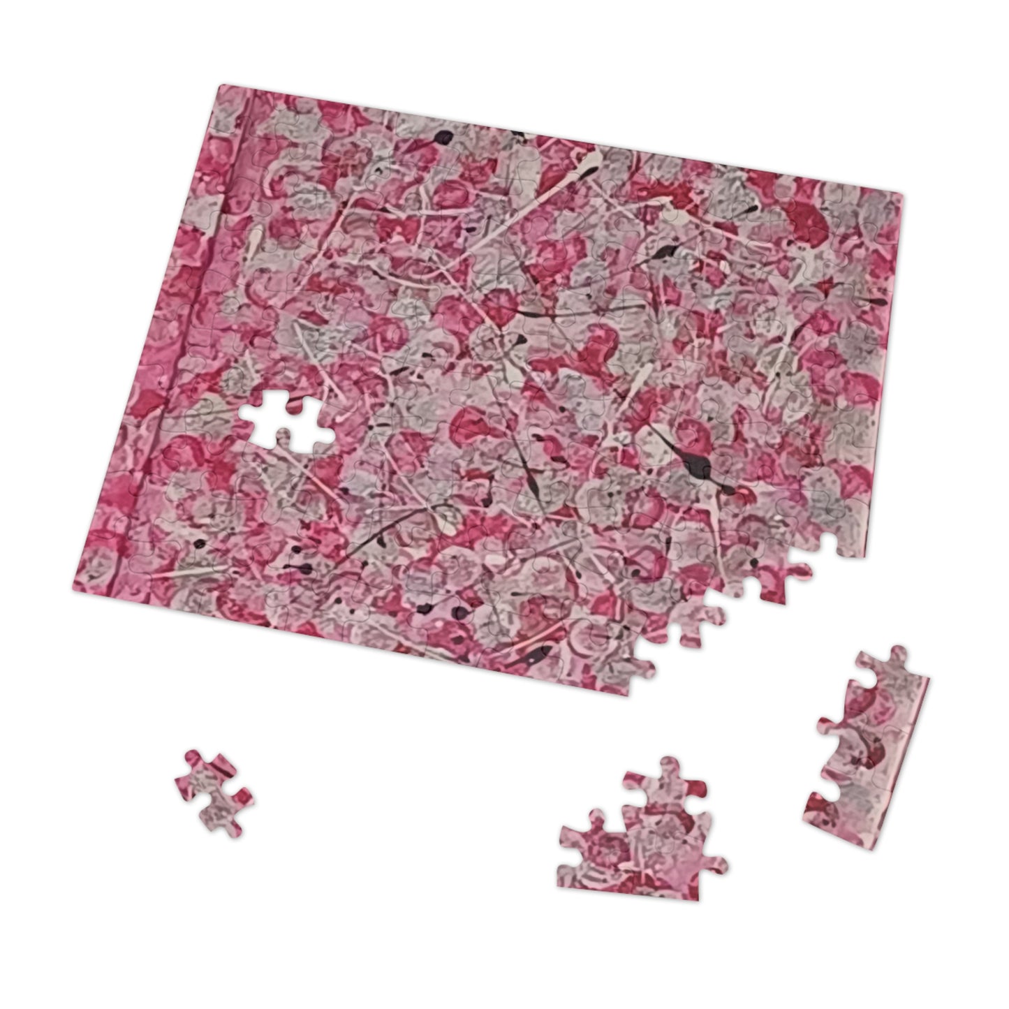 Pink Blitz Colorful Puzzle with Tin - 30 - 2000 pieces