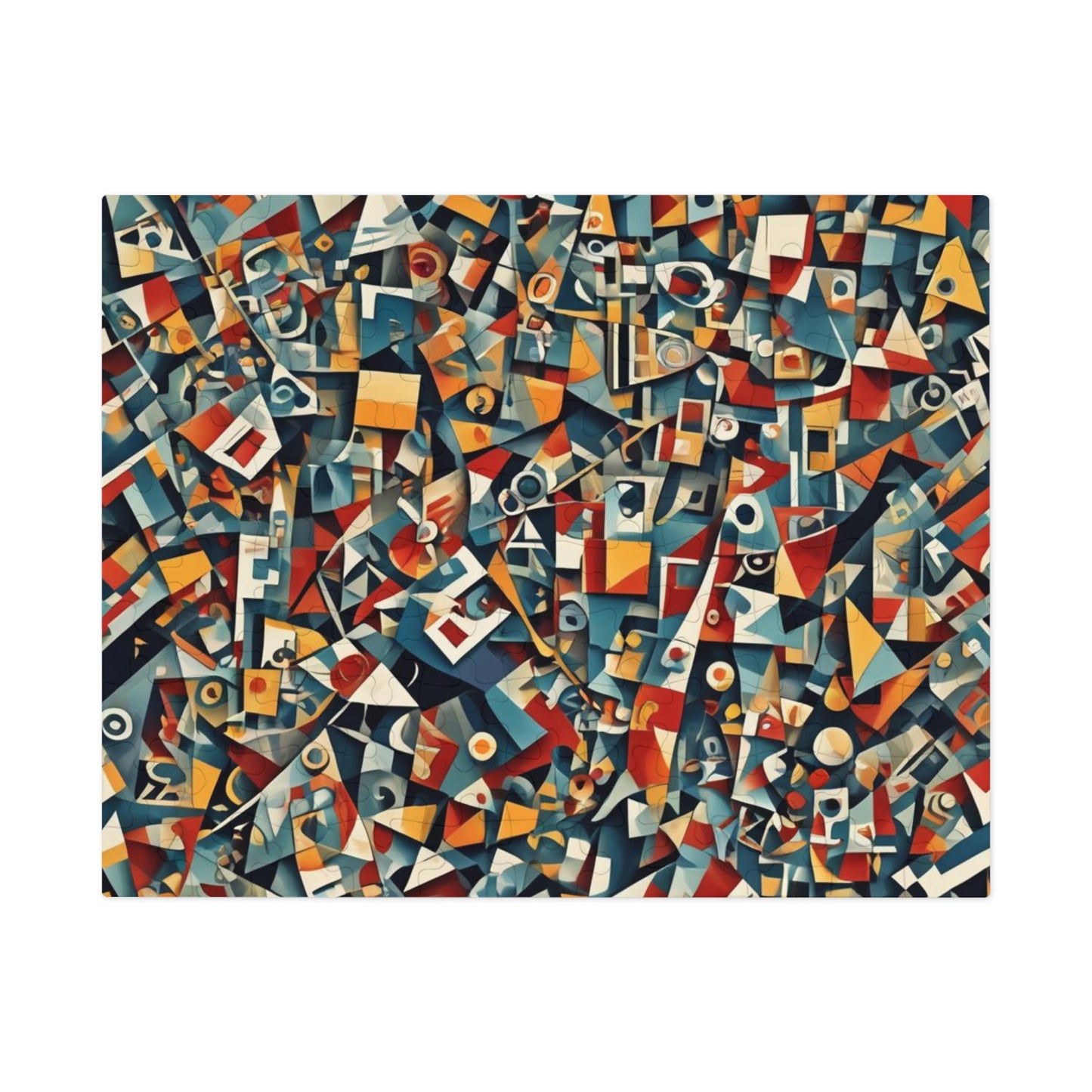 CUBISM Jigsaw Puzzle with Tin