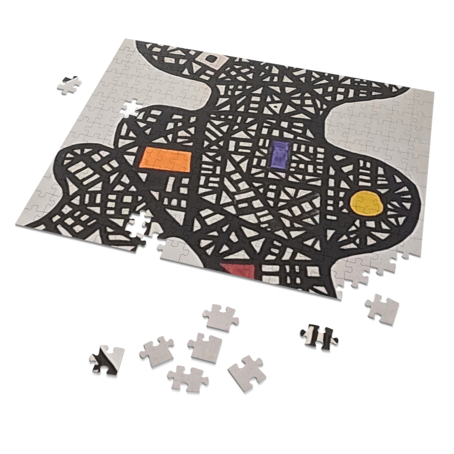 Abstract Design Jigsaw Puzzle with Tin, 30 - 2000 pieces