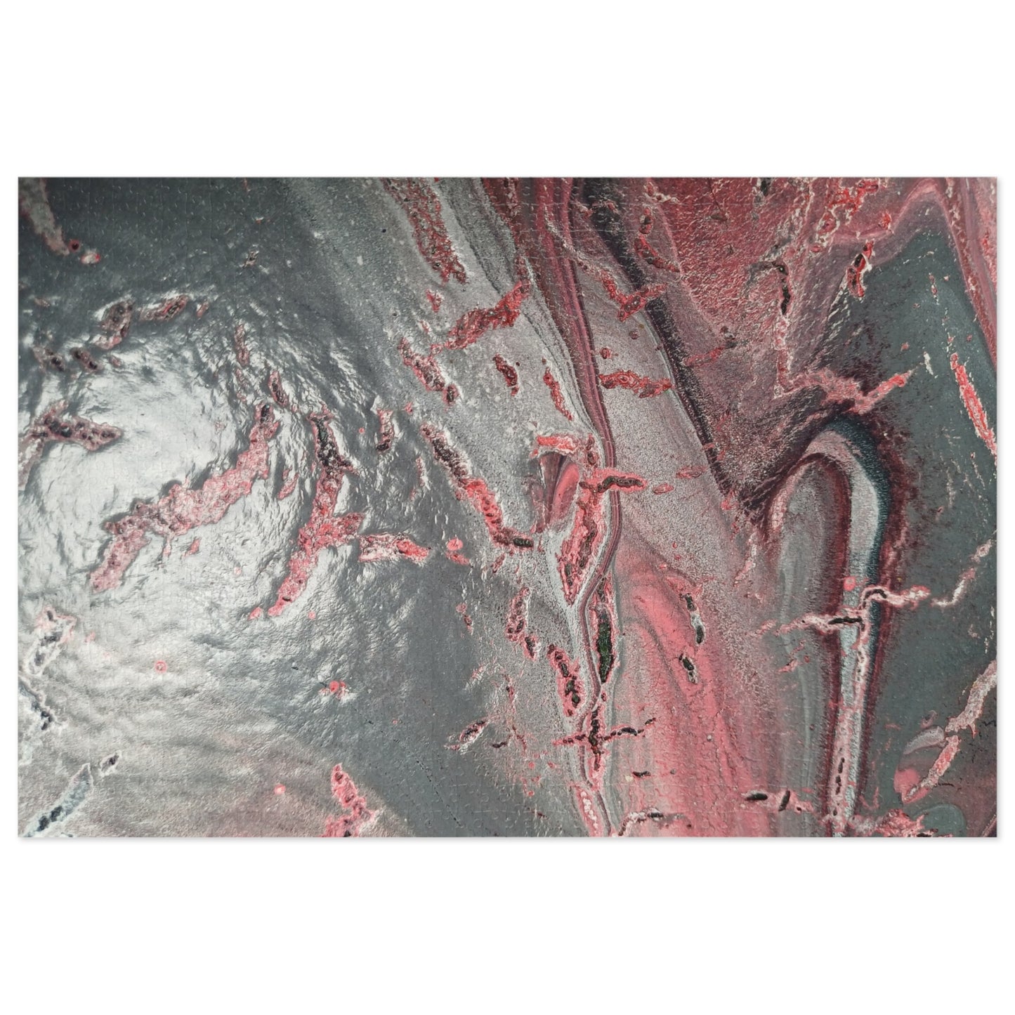 Elegant Grey & Pink Jigsaw Puzzle with Tin - Upto 2000 pieces