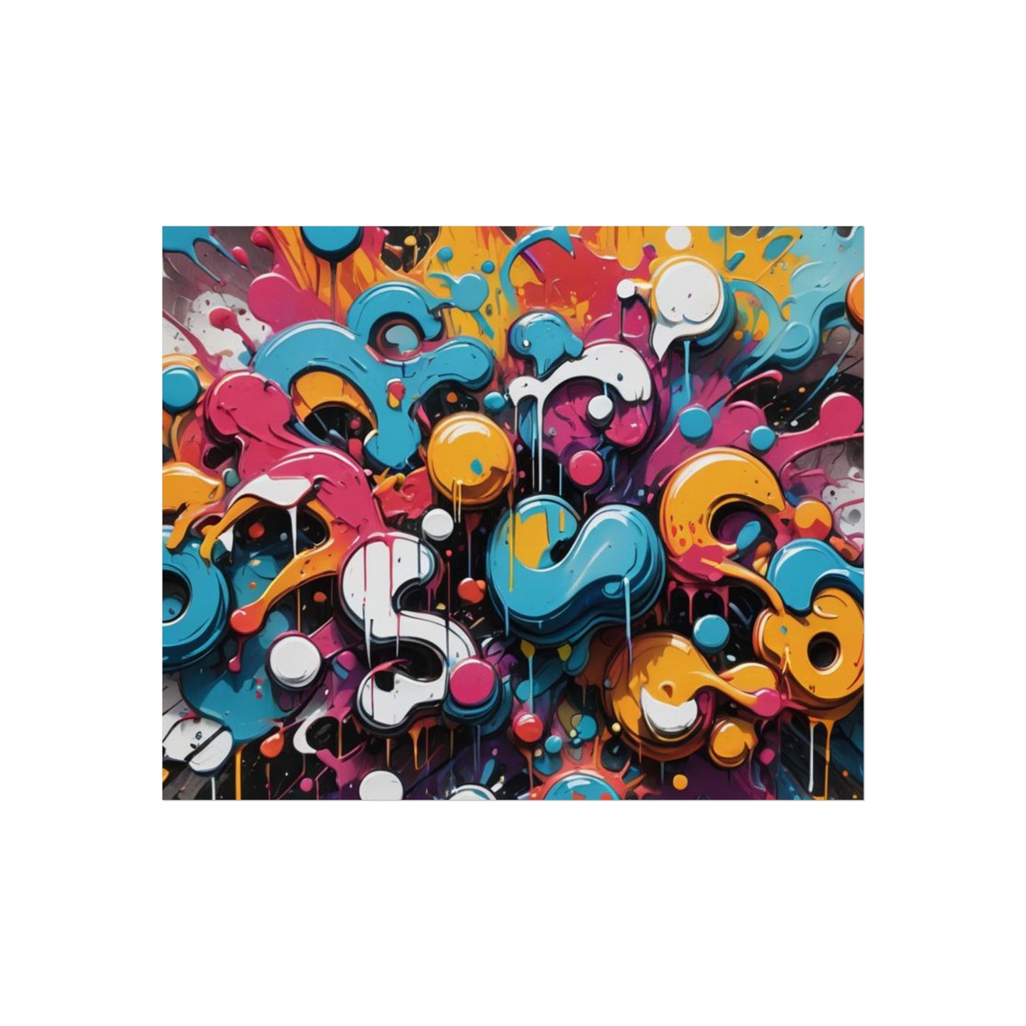 Street  Abstract Glicée Poster various sizes.