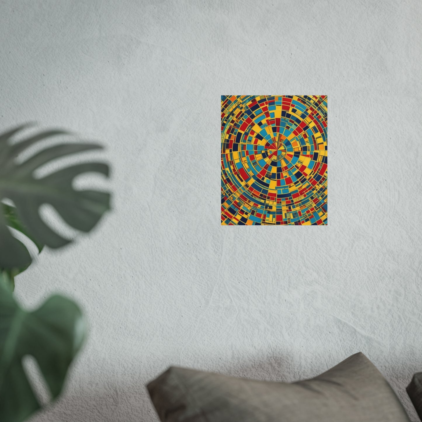 Colorful Abstract Giclée Postert various sizes.