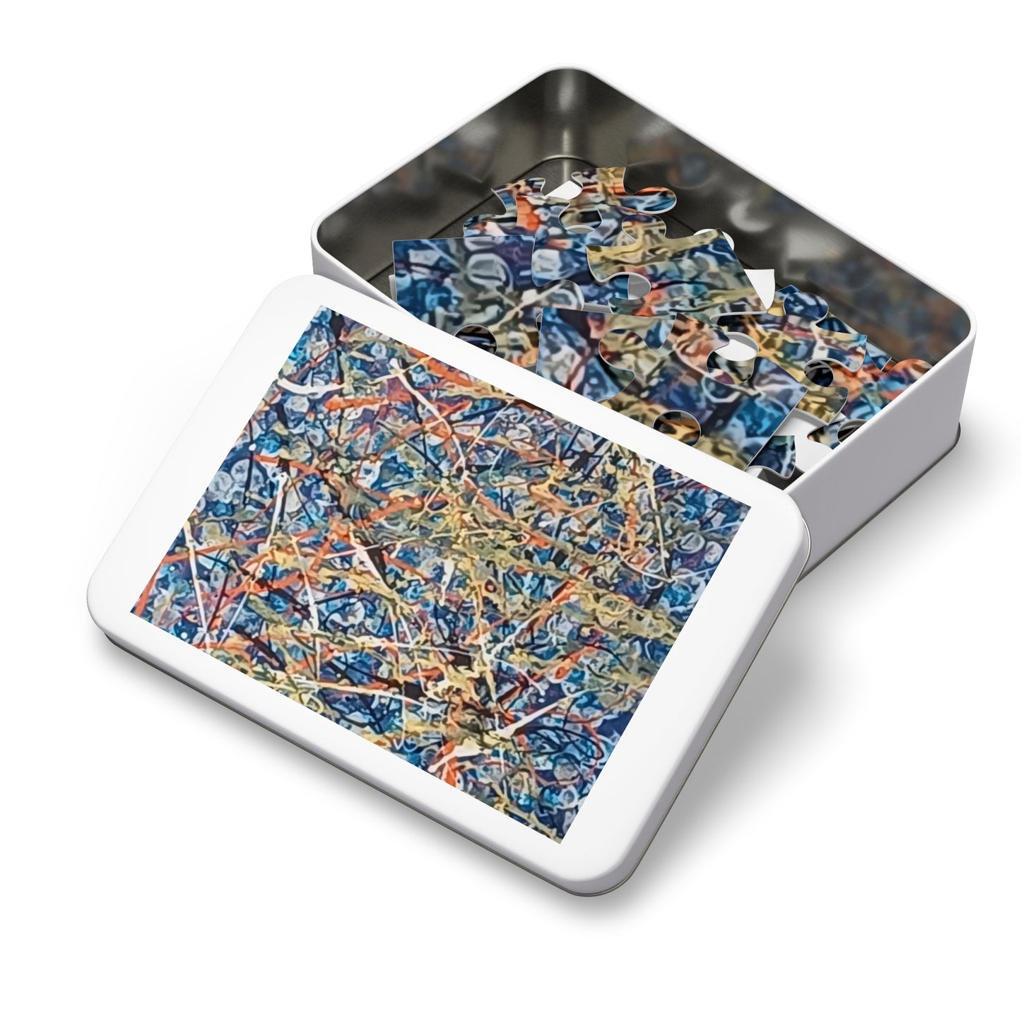 Blue Blitz Abstract Art Jigsaw Puzzle 30 - 2000 pieces