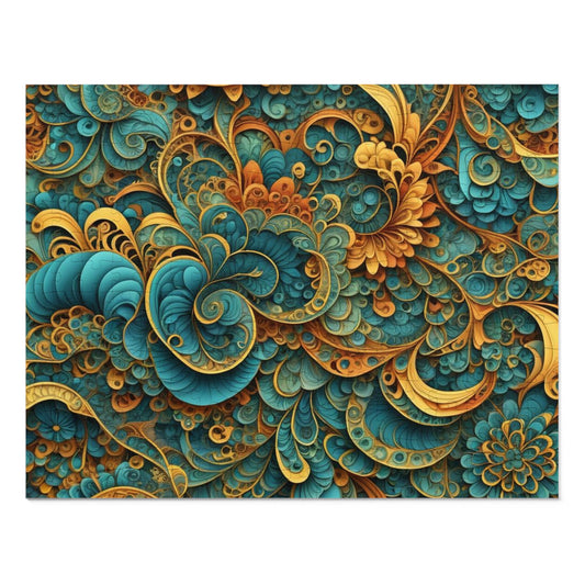 Vibrant Swirl 30 - 2000 piece Jigsaw Puzzle with Tin