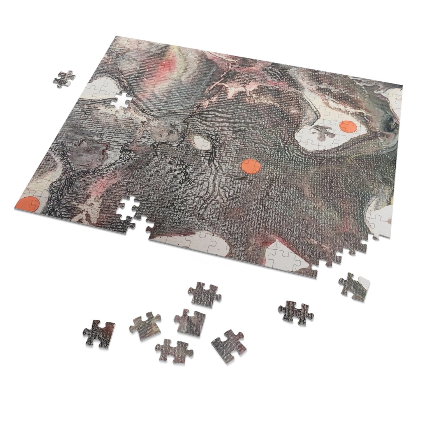 AUTUMN  ABSTRACT Jigsaw Puzzle with Tin  6 variants upto 2000 pieces