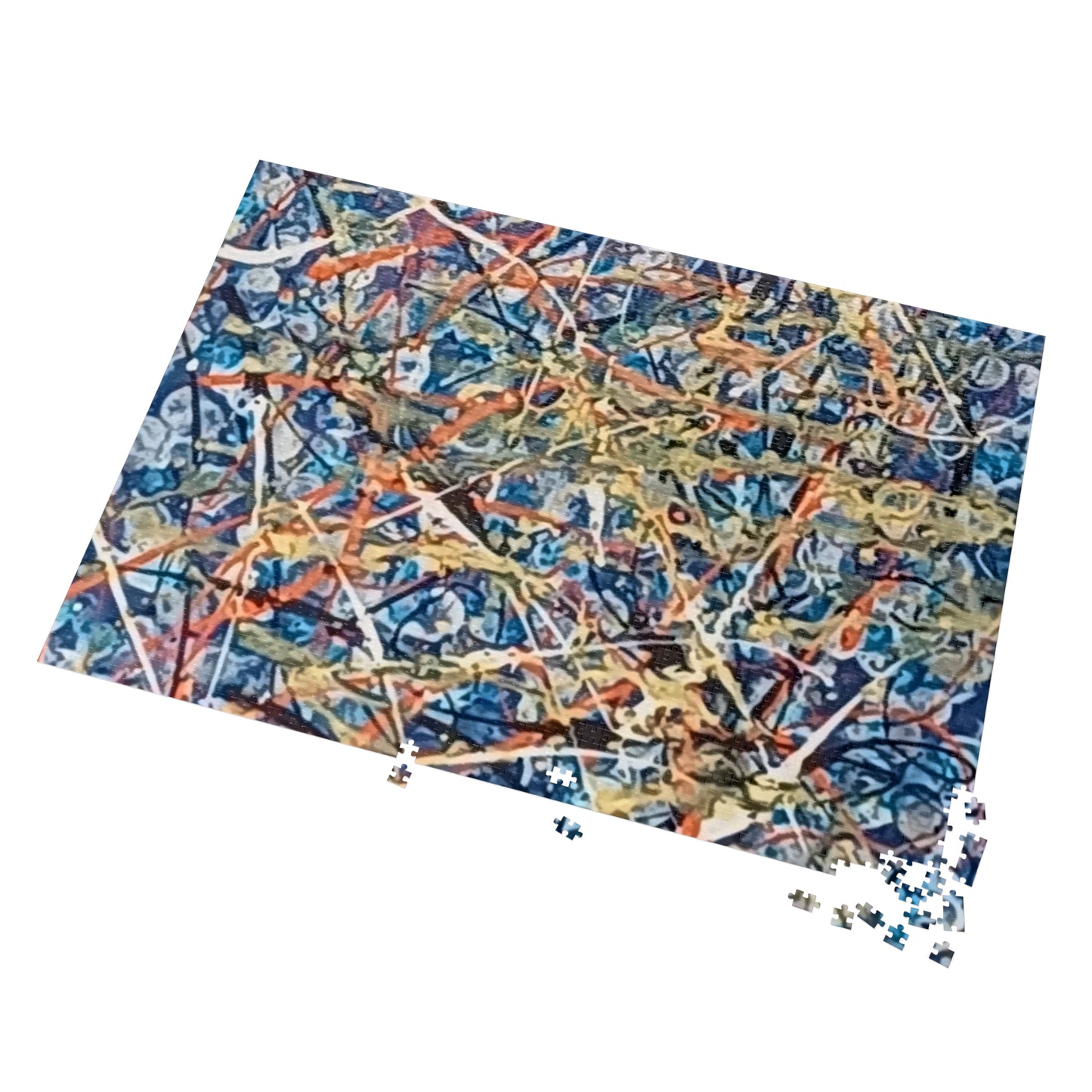 Blue Blitz Abstract Art Jigsaw Puzzle 30 - 2000 pieces