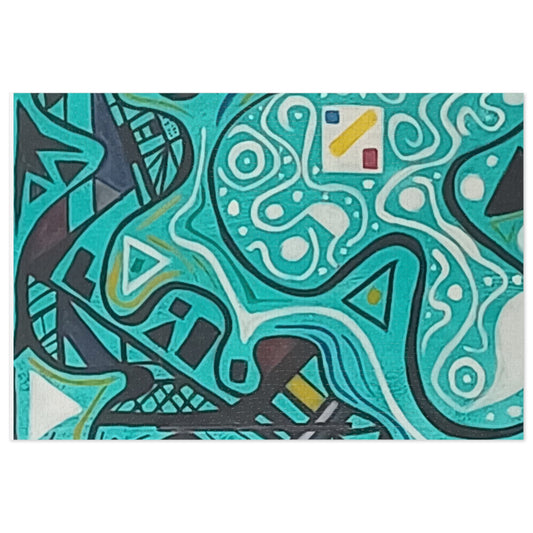 5.   Upto 2000 piece Abstract Jigsaw Puzzle with Tin