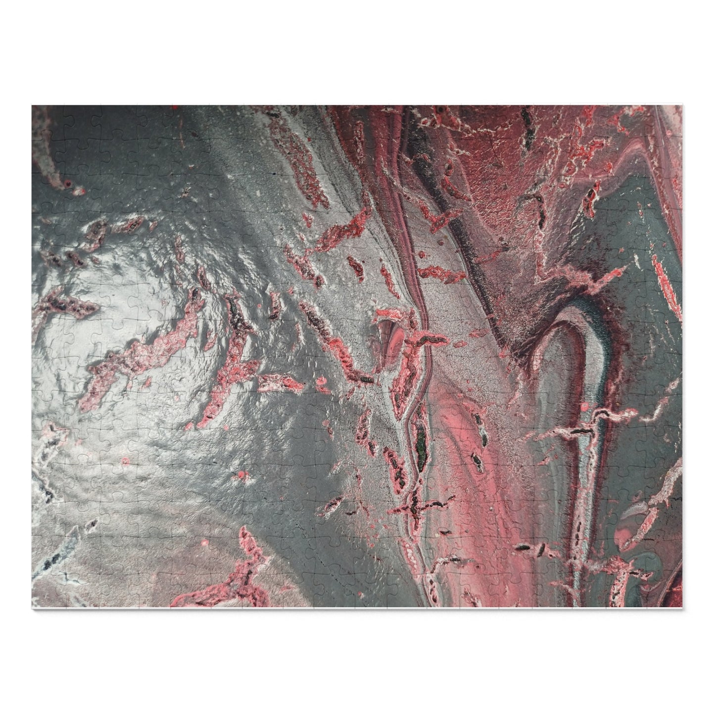 Elegant Grey & Pink Jigsaw Puzzle with Tin - Upto 2000 pieces