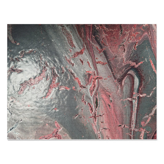 Elegant Grey & Pink Jigsaw Puzzle with Tin - Upto 2000 pieces