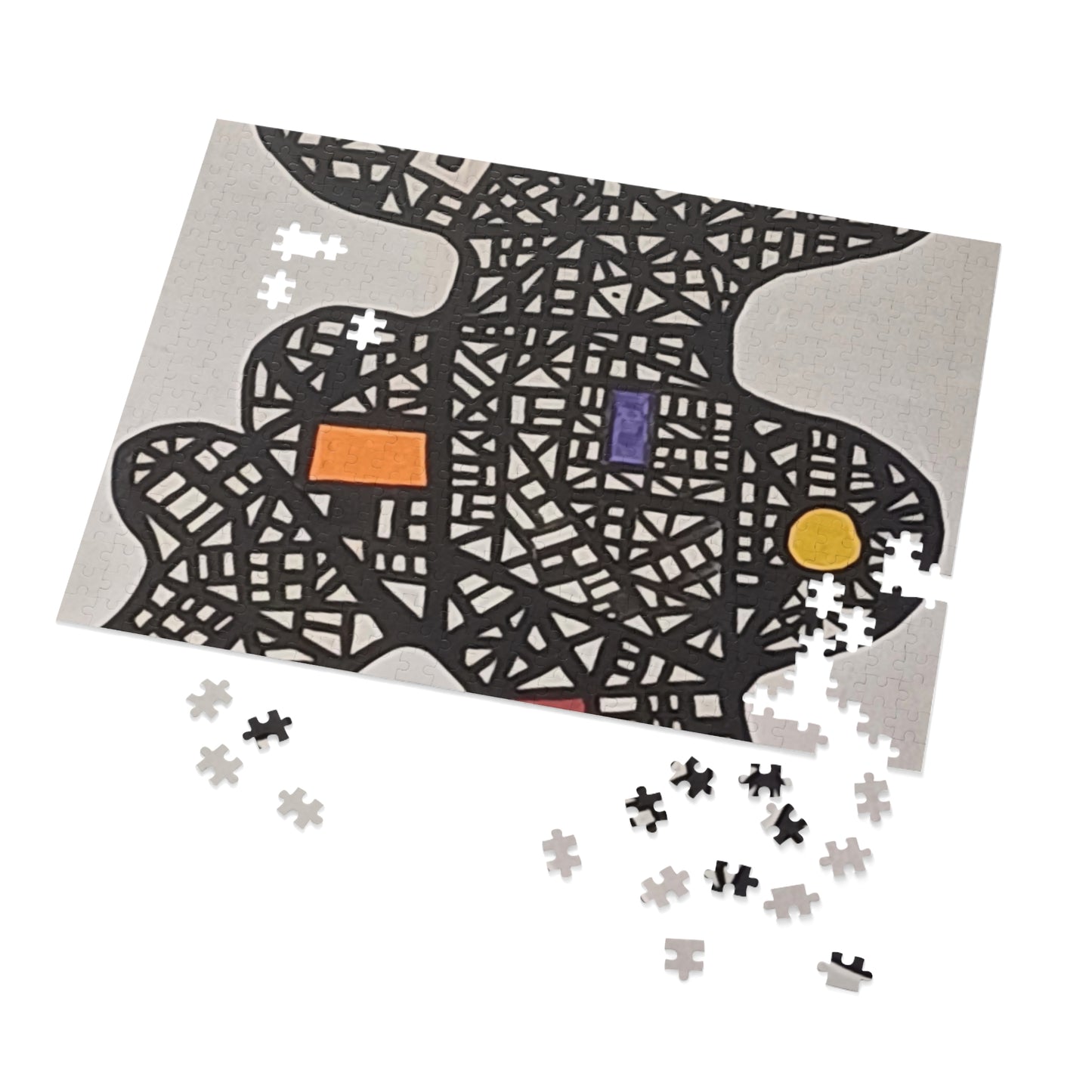 Abstract Design Jigsaw Puzzle with Tin, 30 - 2000 pieces