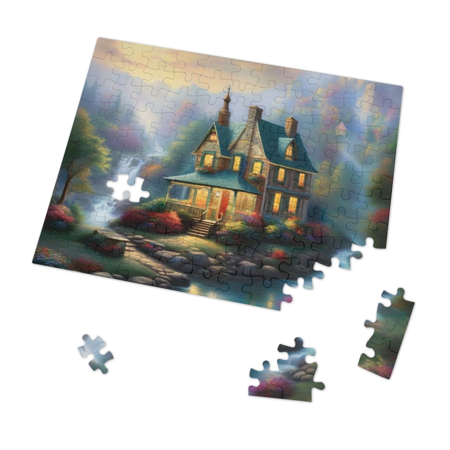 Dreamy Home Puzzle with Tin