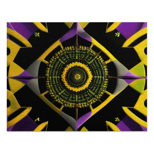 Vibrant Square Jigsaw Puzzle with Tin  30-2000 pieces.