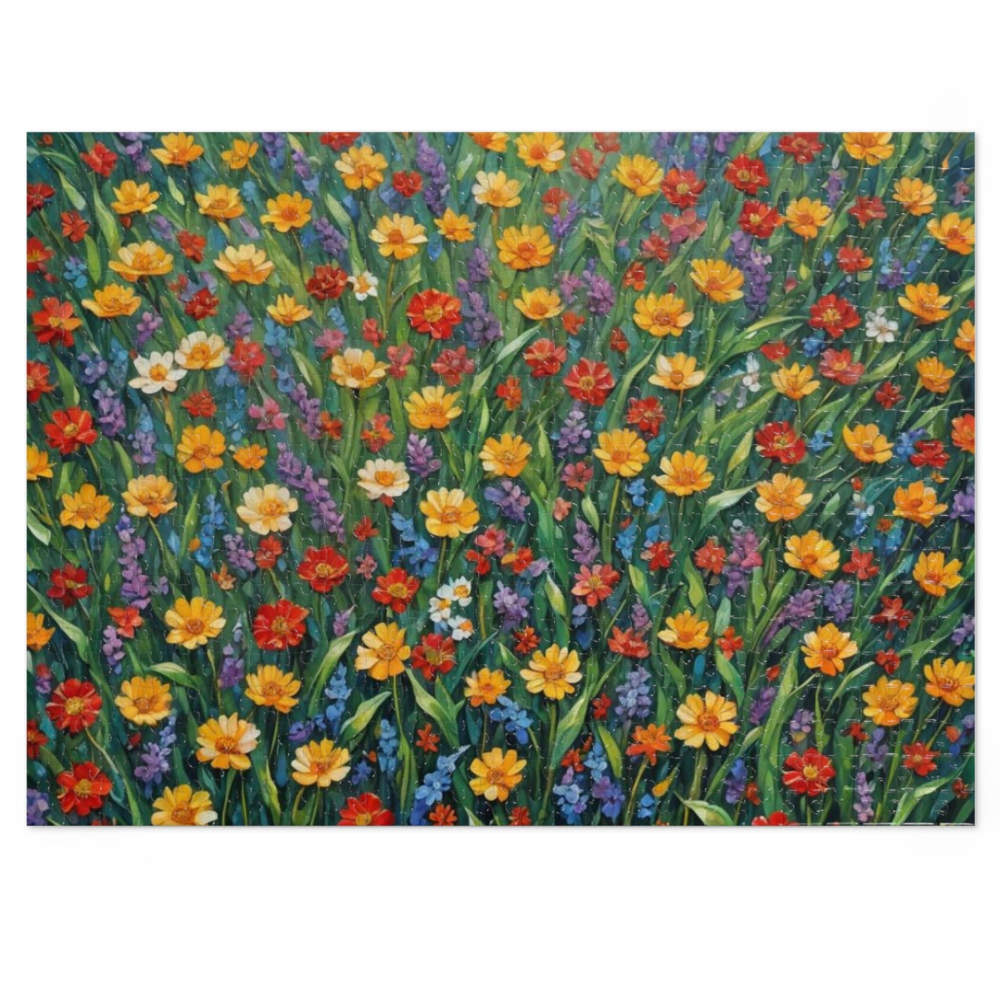 In Bloom Jigsaw Puzzle with Tin.