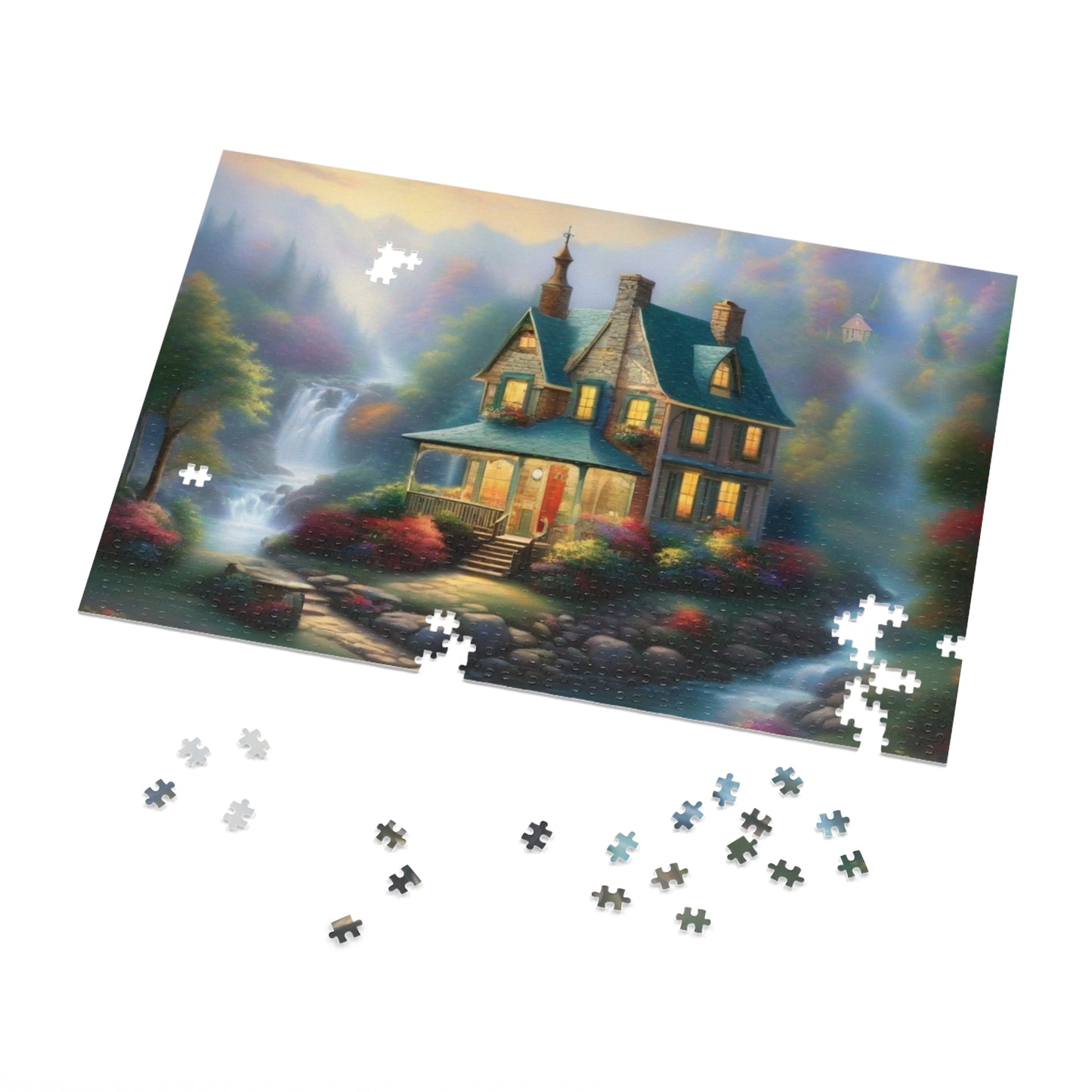 Dreamy Home Puzzle with Tin