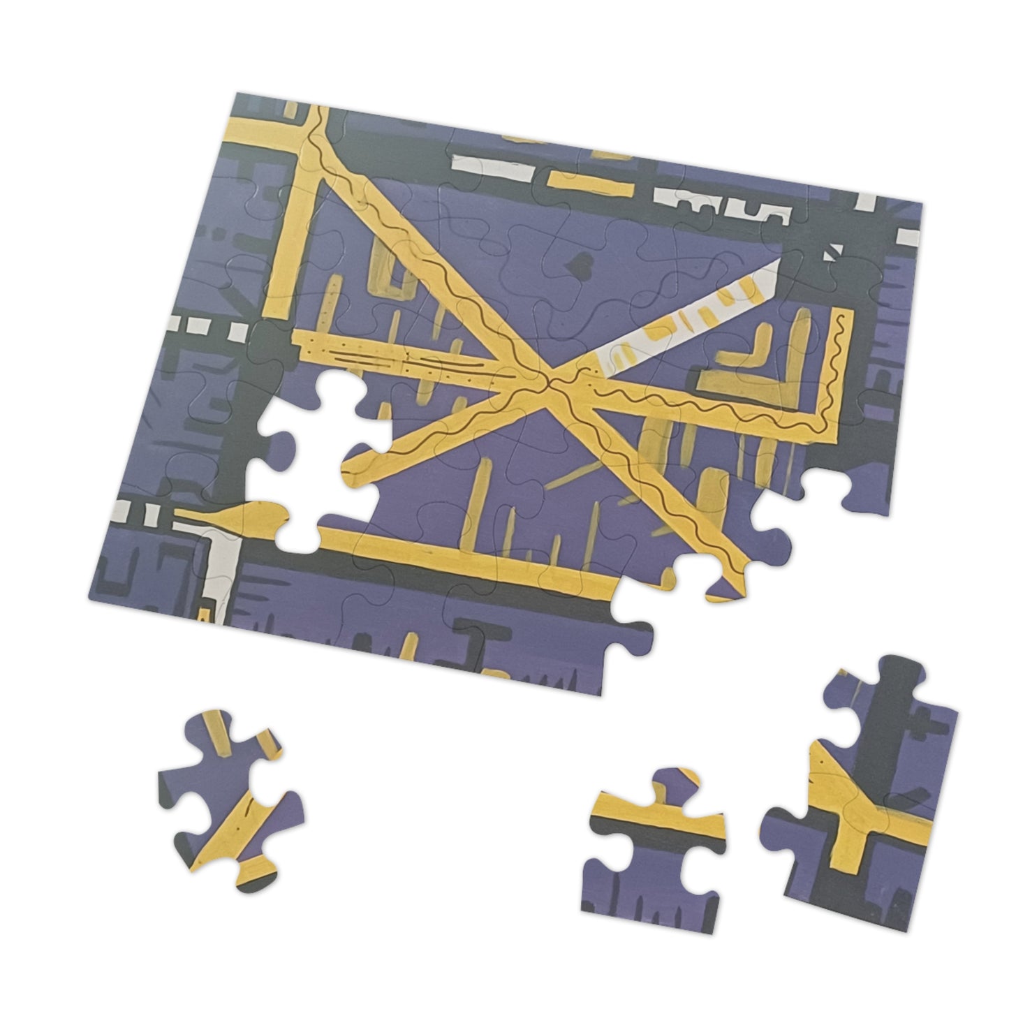 Purple Heart Jigsaw Puzzle with Tin.