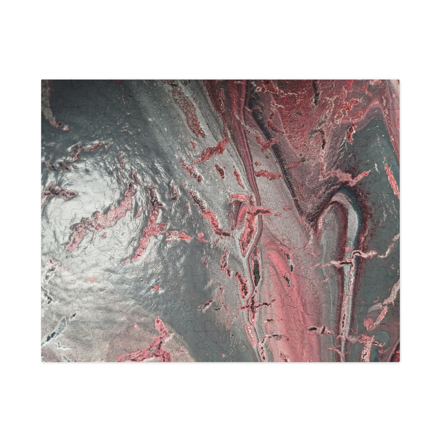 Elegant Grey & Pink Jigsaw Puzzle with Tin - Upto 2000 pieces