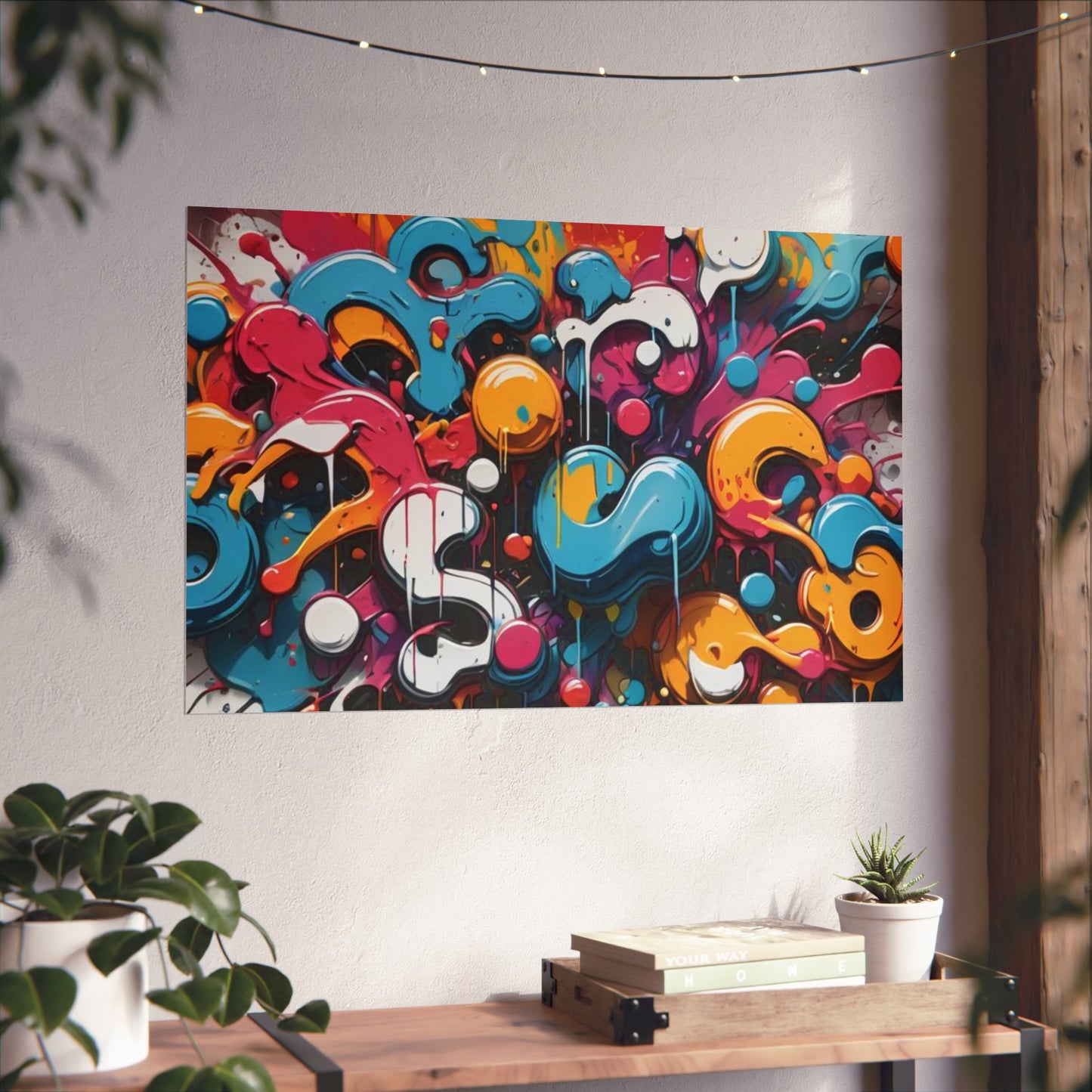 Street  Abstract Glicée Poster various sizes.