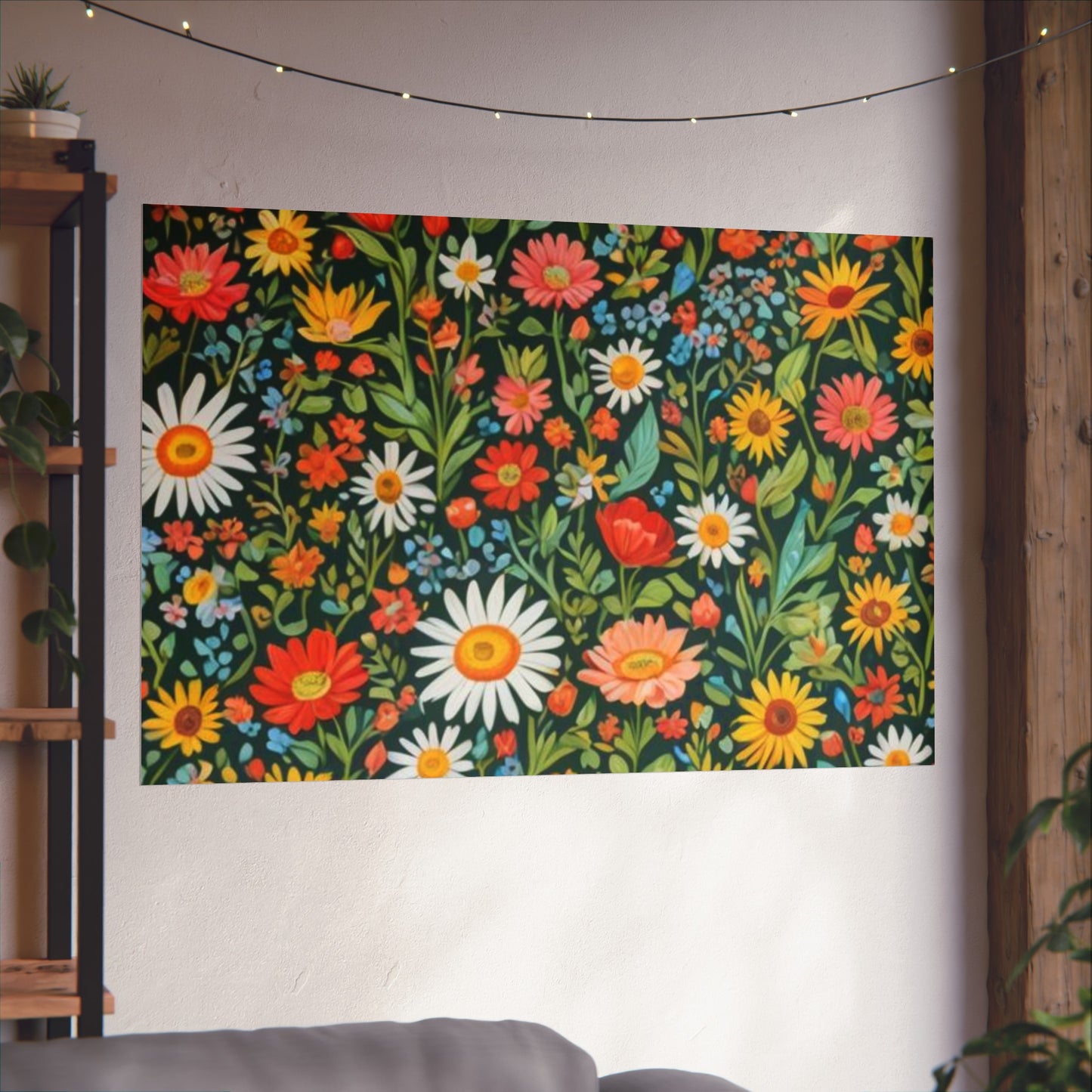 Funky Flowers Glicée Posters