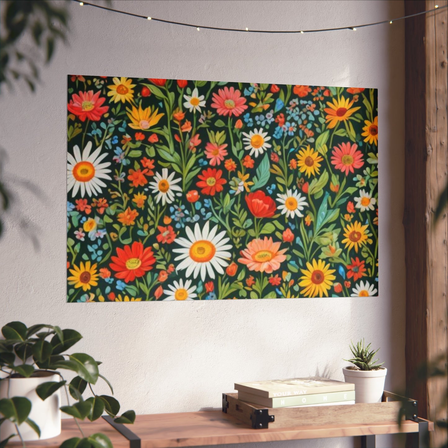 Funky Flowers Glicée Posters