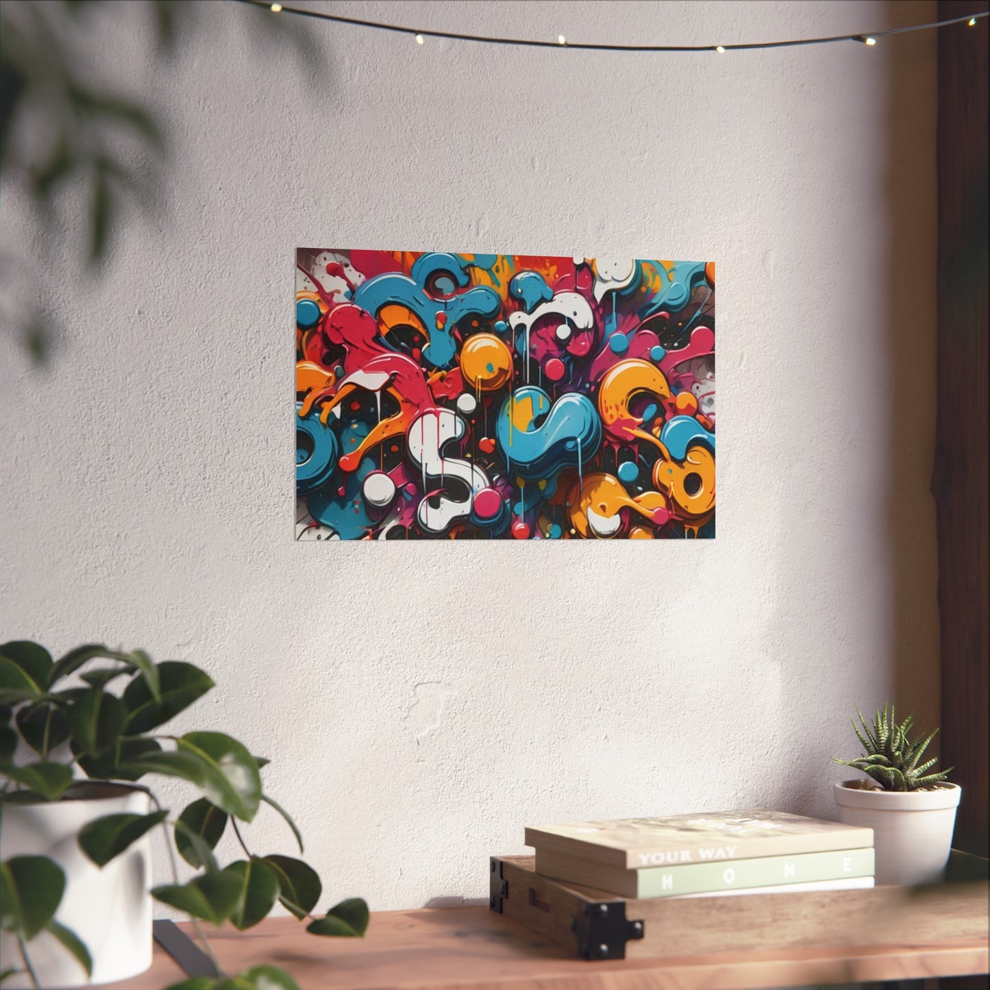 Street  Abstract Glicée Poster various sizes.