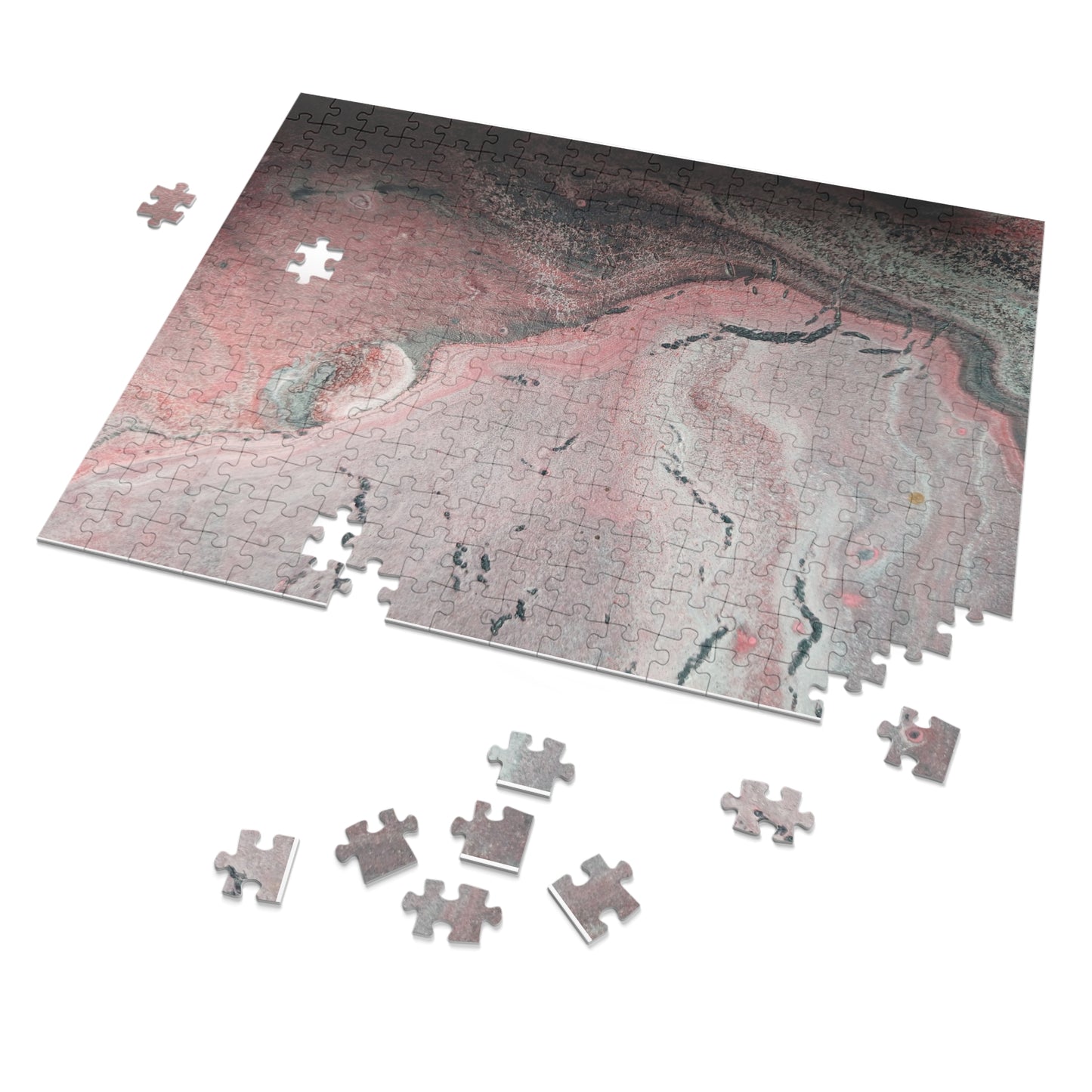 Abstract Pink Fine Art Jigsaw Puzzle with Tin - 6 variants  upto 2000 pieces