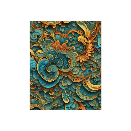 VIBRANT SWIRL Fine Art Posters.
